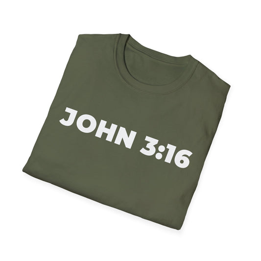 JOHN 3:16 Inspirational Christian T-Shirt