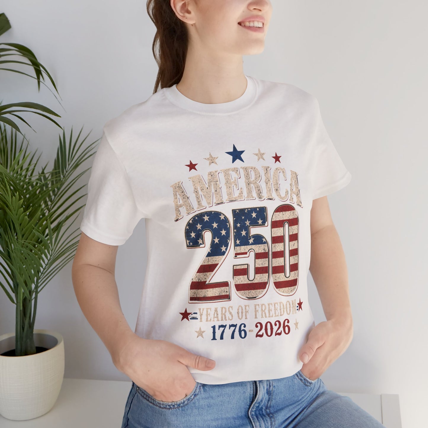 America 250 Patriotic T-Shirt - Independence Day