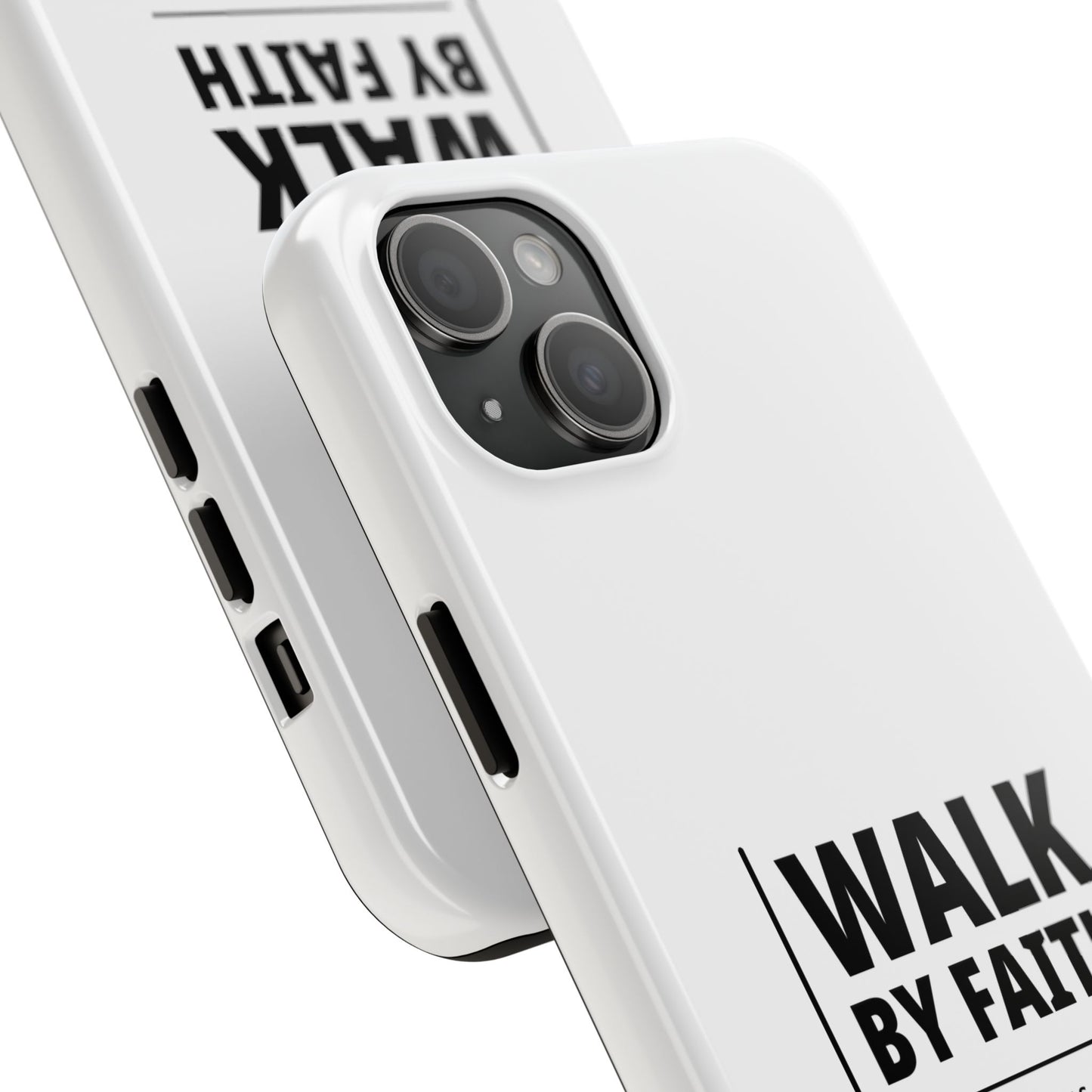 Walk by Faith Tough Phone Case — 2 Corinthians 5:7 Christian Phone Cover