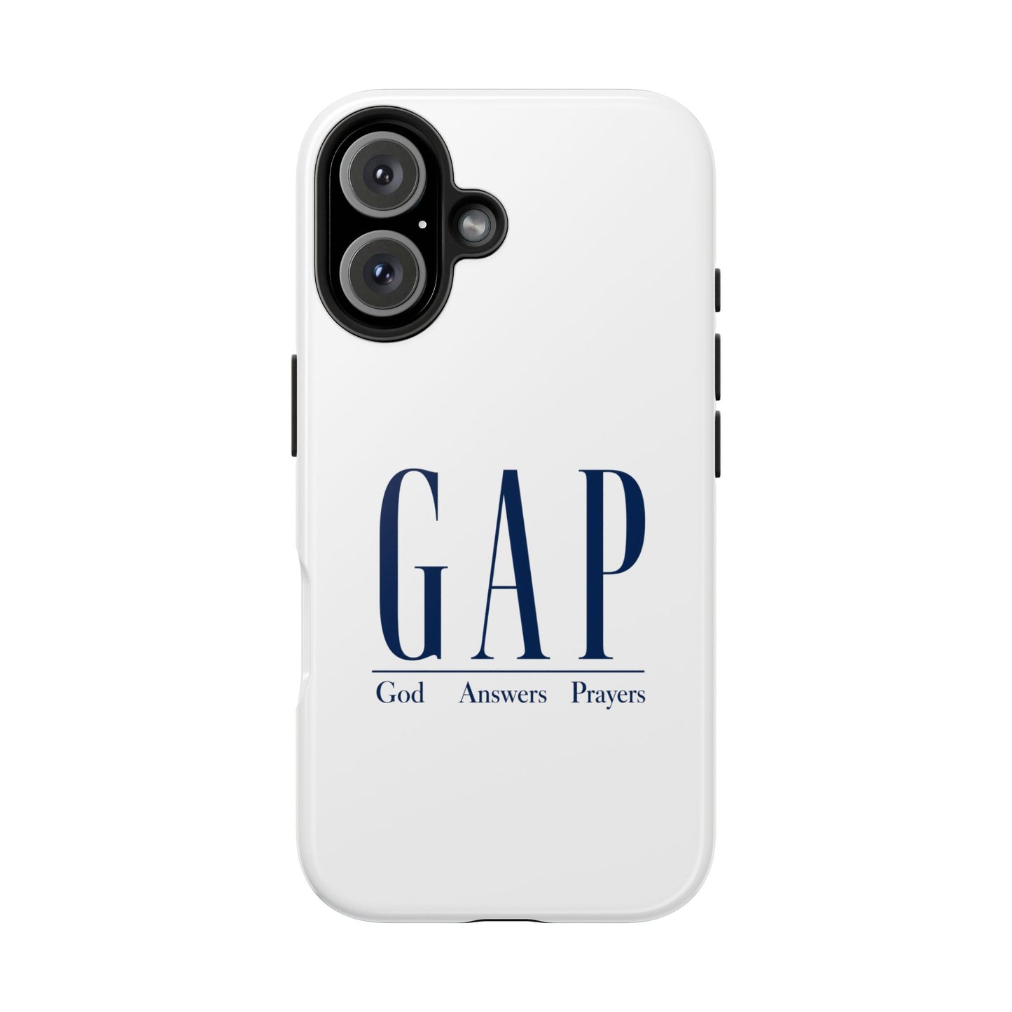 GAP (God Answers Prayers) Christian Protective Phone Cover - Tough Phone Case