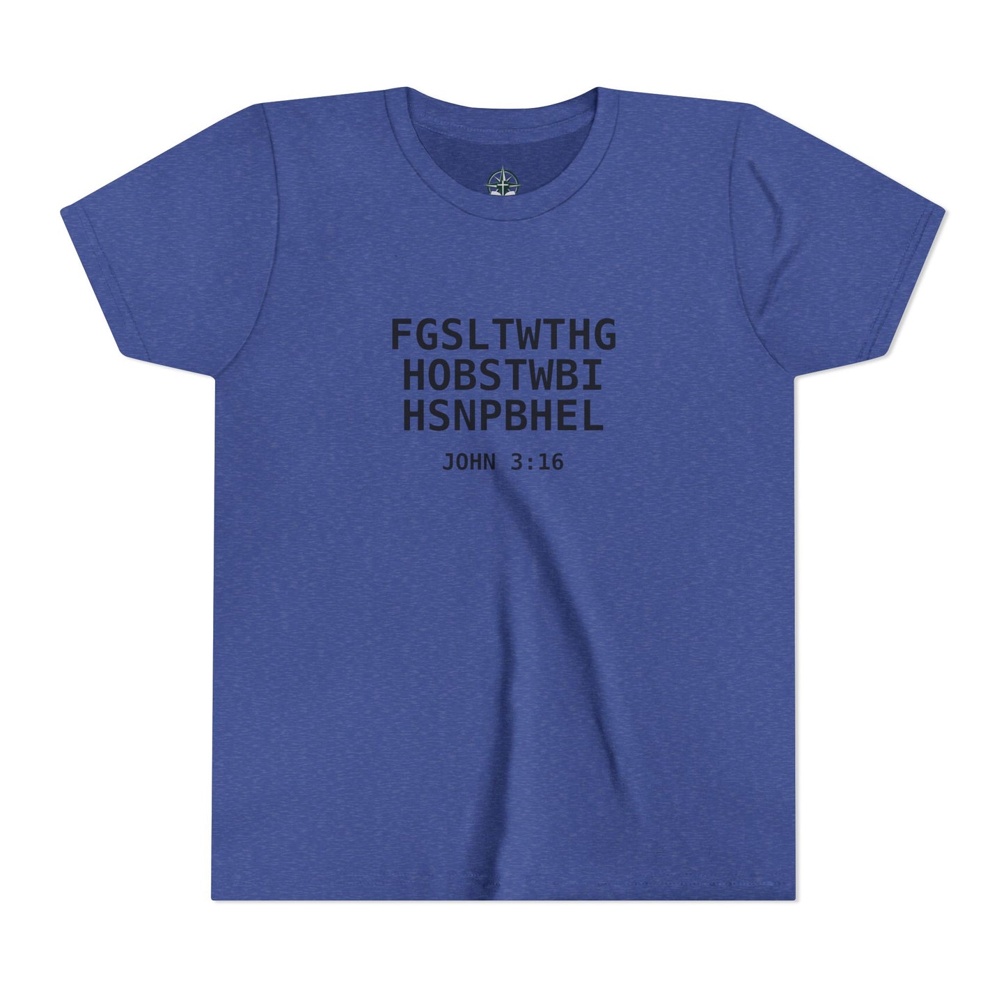 Youth Tee — "John 3:16" Christian T-Shirt