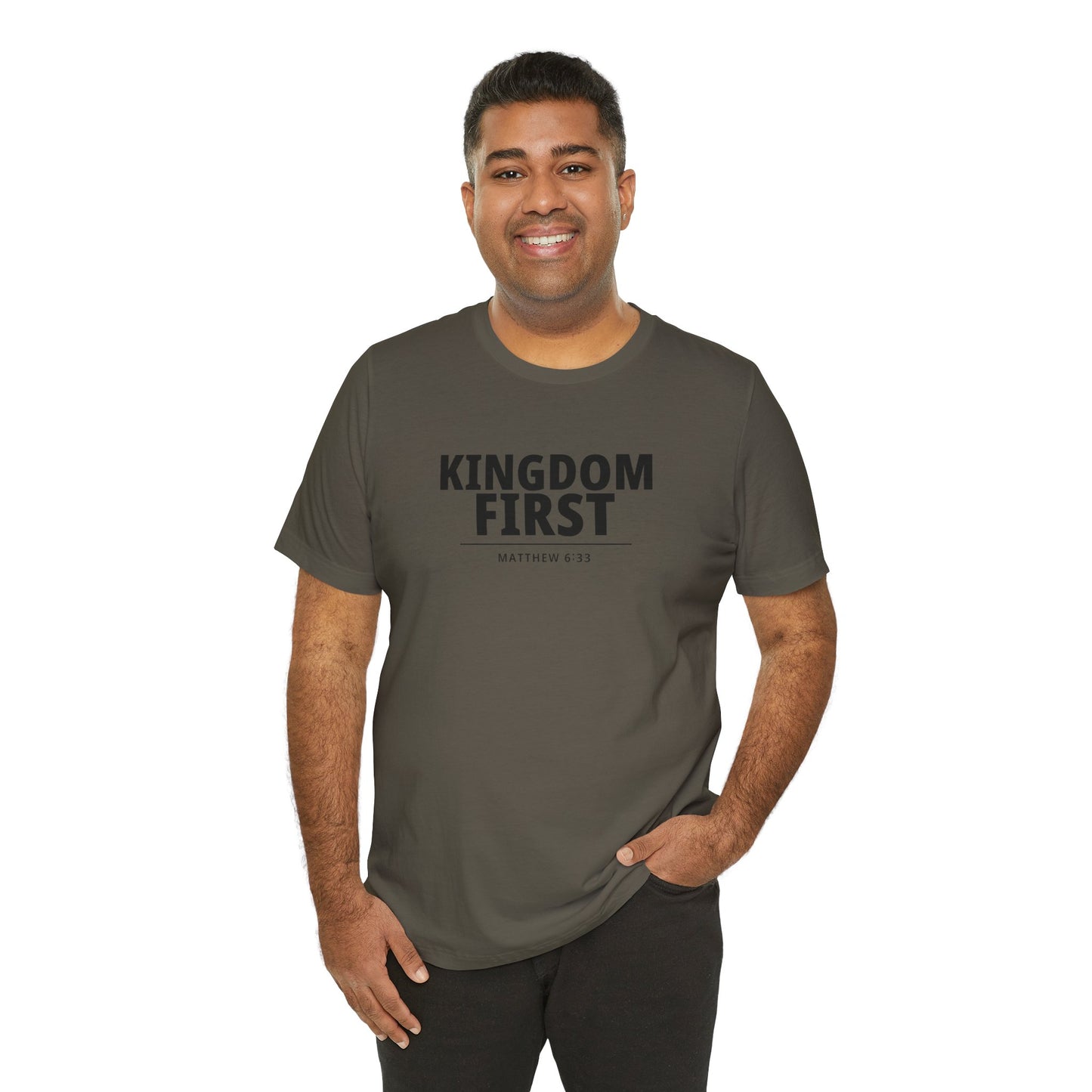 Kingdom First T‑Shirt — Matthew 6:33 Inspirational Christian Tee