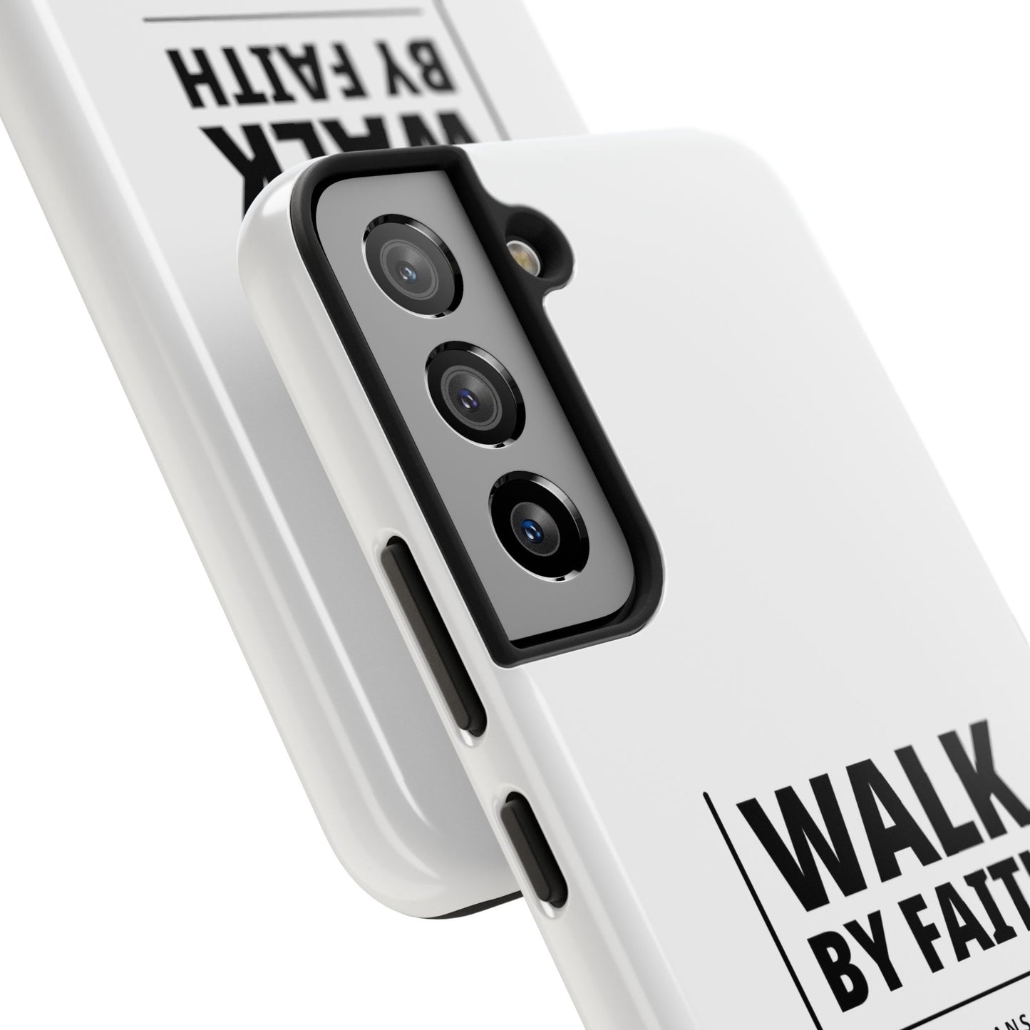 Walk by Faith Tough Phone Case — 2 Corinthians 5:7 Christian Phone Cover