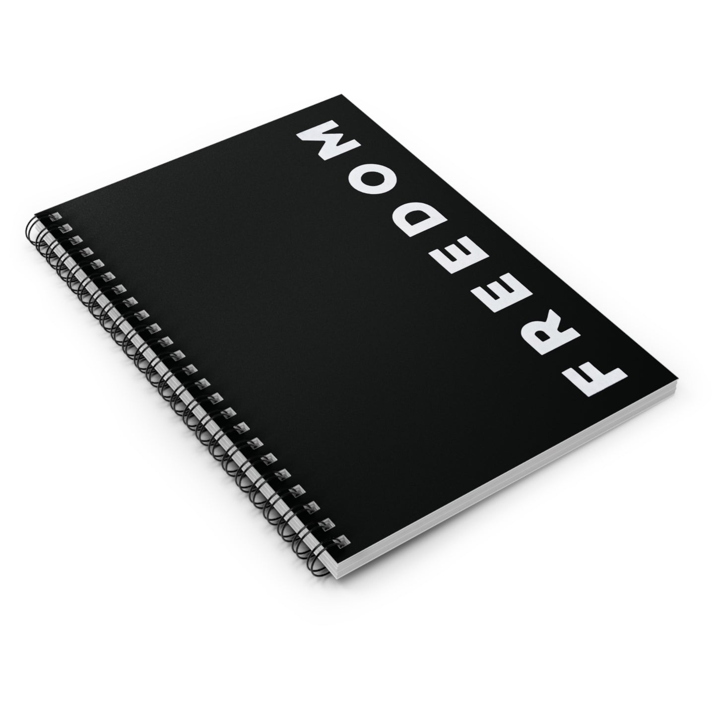 FREEDOM Notebook | Spiral Ruled Journal