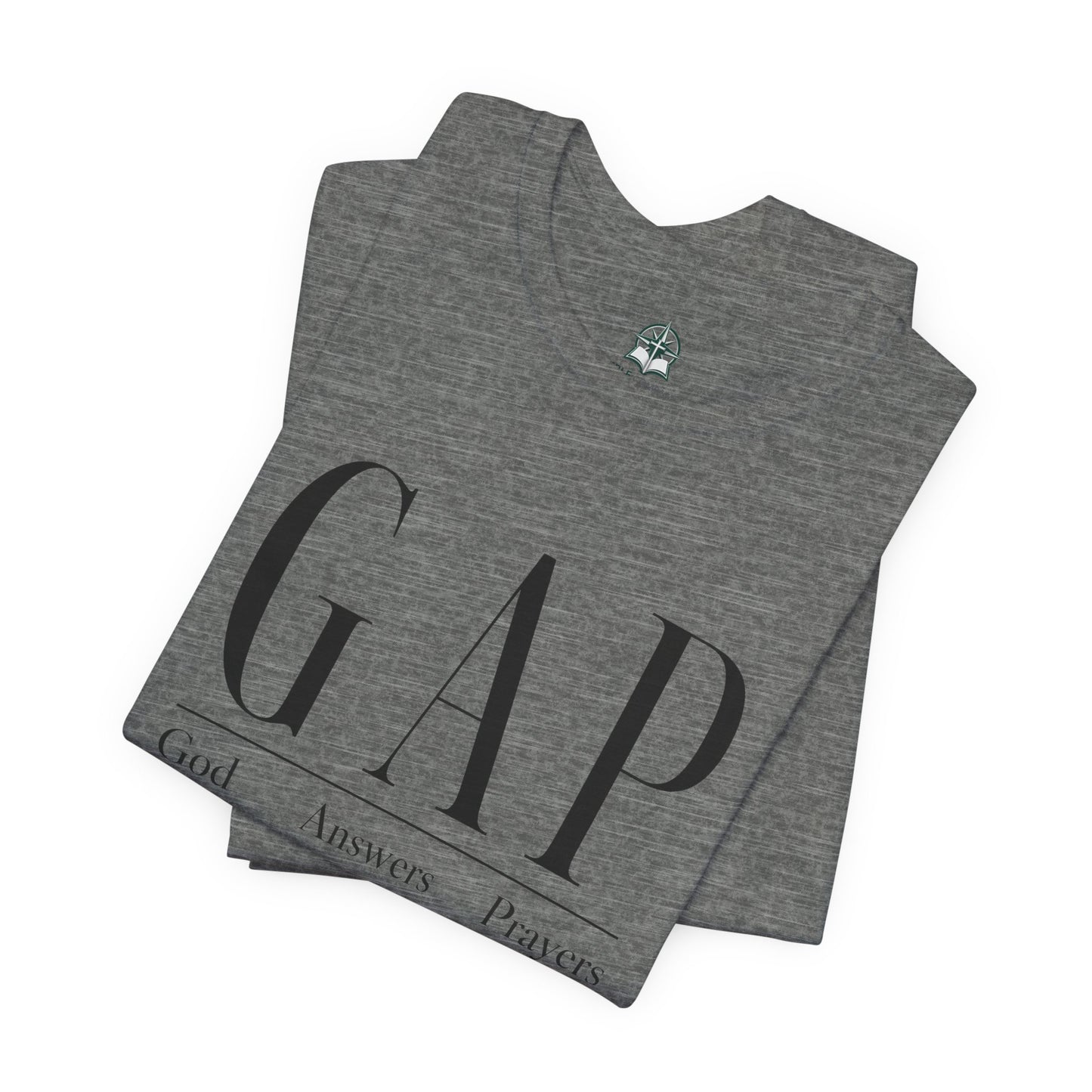 GAP "God Answers Prayers" Christian Short Sleeve Shirt