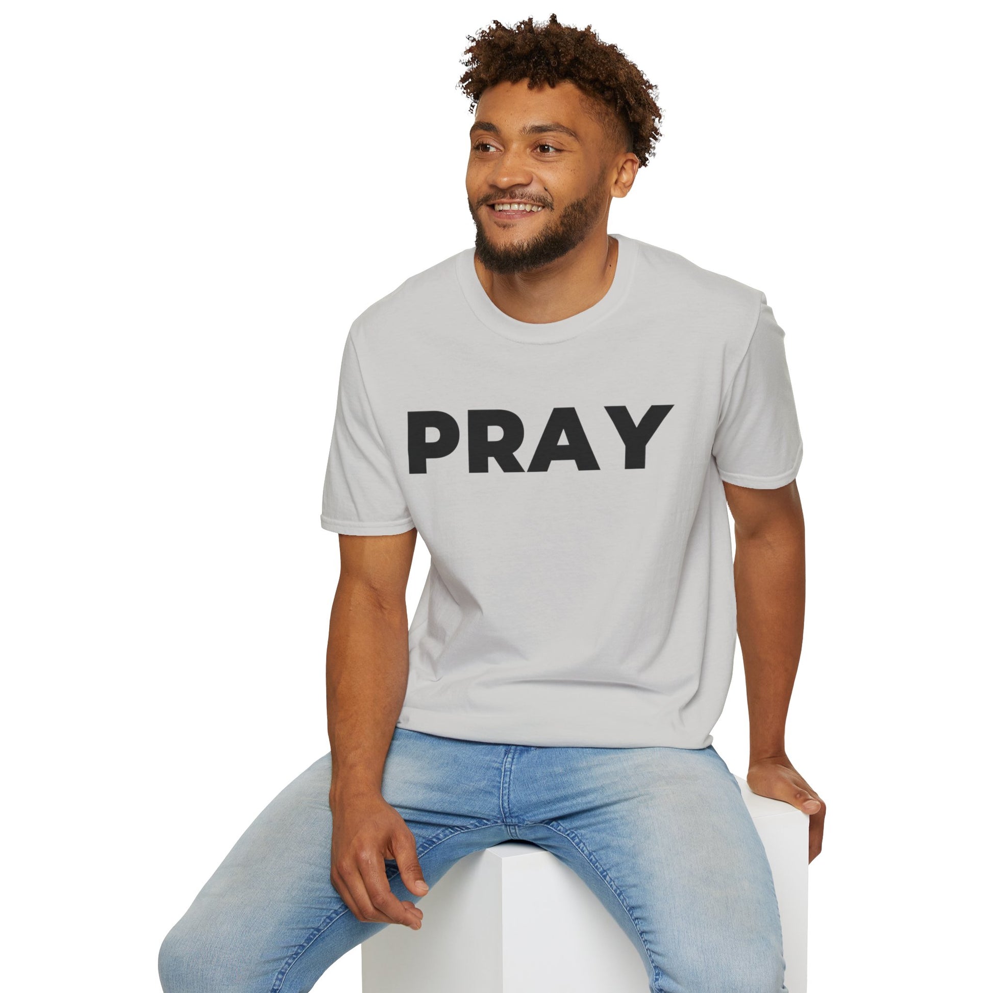 "PRAY" Christian T-Shirt - Bible Compass