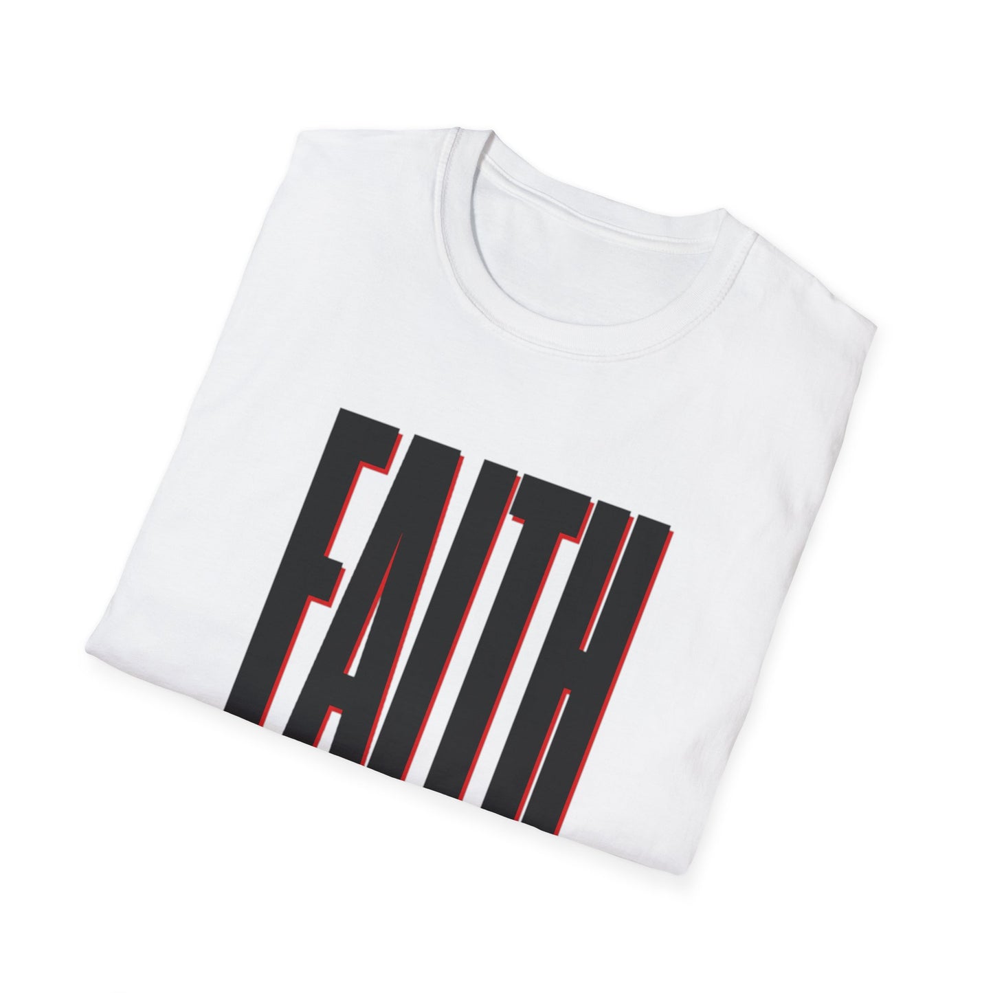 FAITH Bold Typography T-Shirt - Hebrews 11:1 | Bible Compass