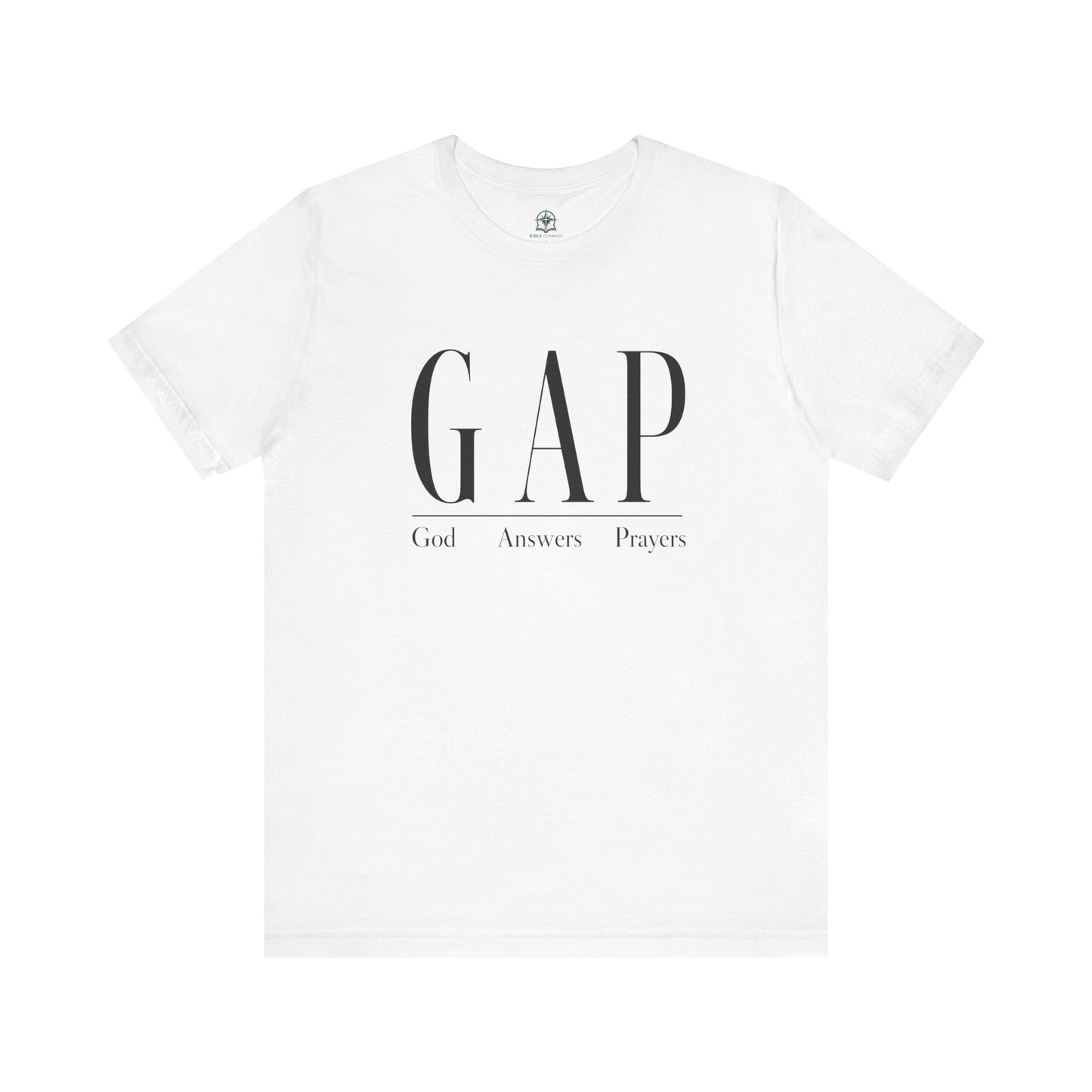GAP "God Answers Prayers" Christian Short Sleeve Shirt