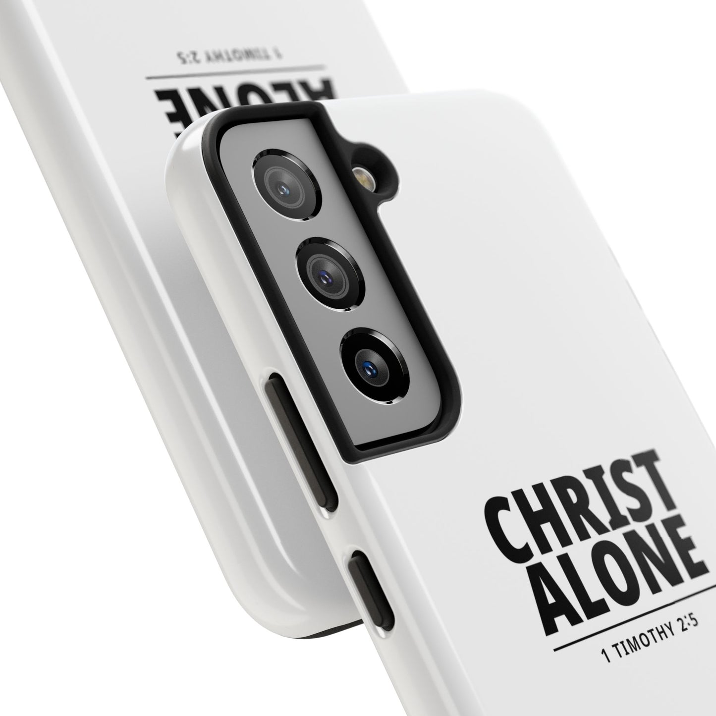 Tough Phone Case — “Christ Alone” Scripture iPhone Case (1 Timothy 2:5)