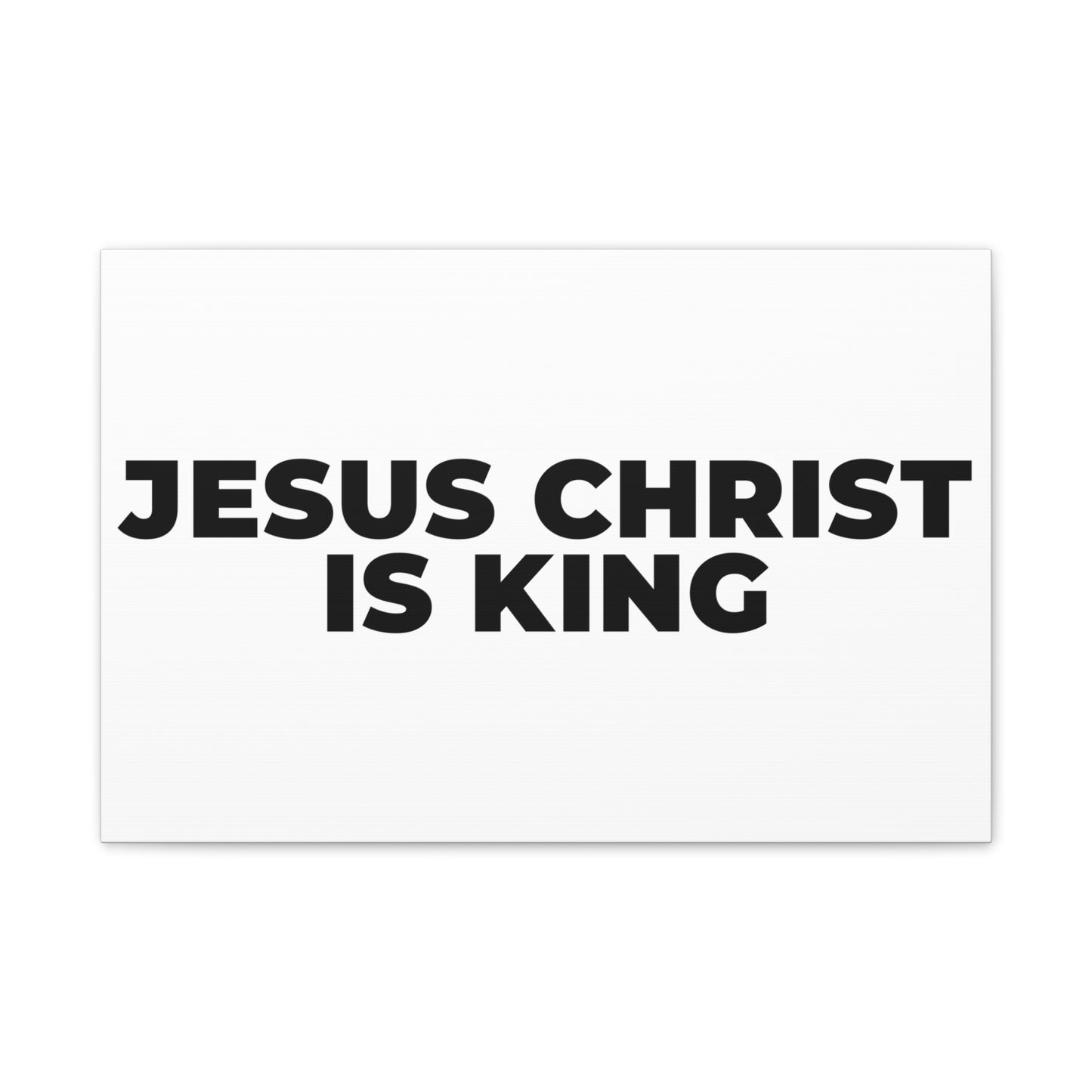 Jesus Christ Is King Canvas Wall Art