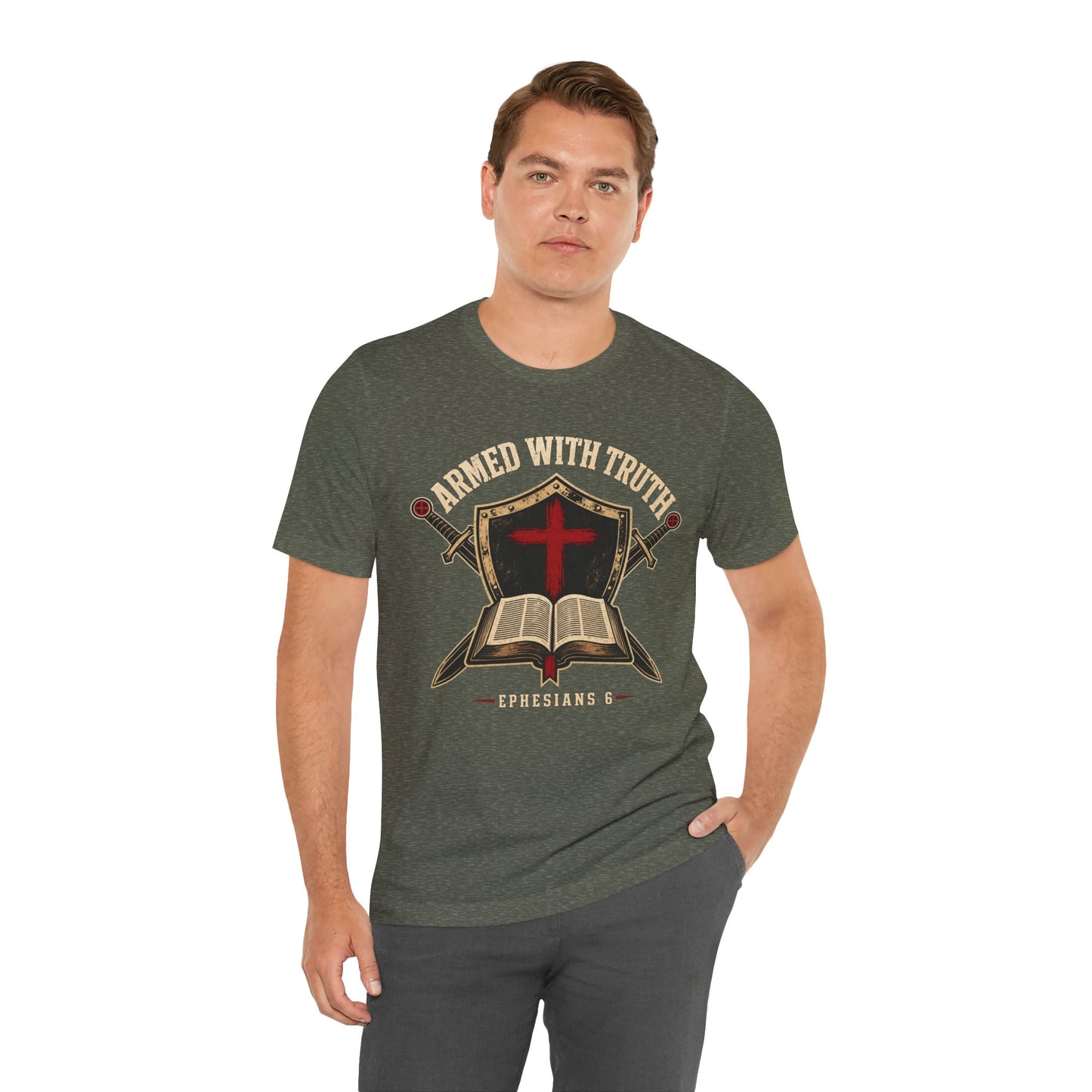 "Armed With Truth" Ephesians 6 Bible Christian T-Shirt