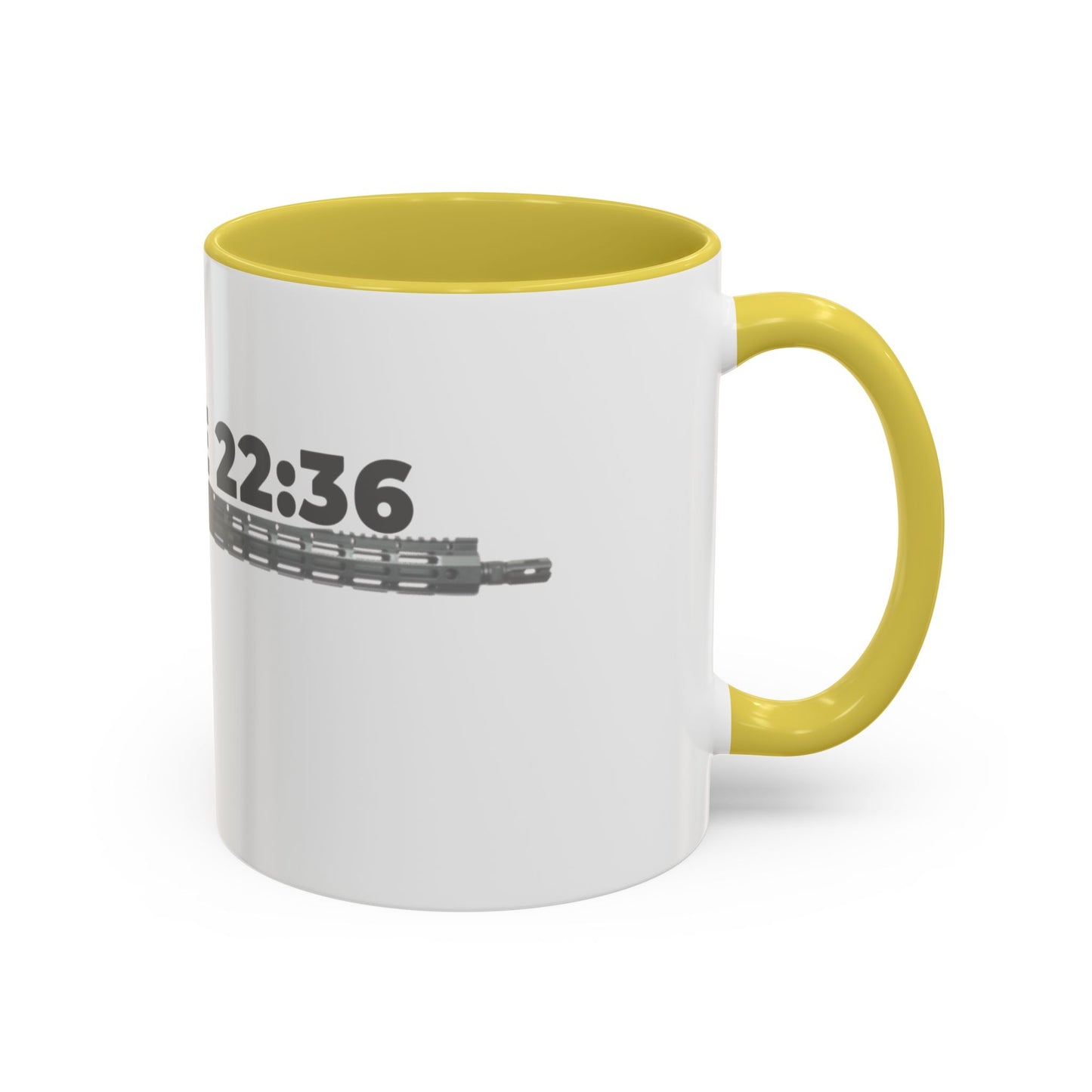 Luke 22:36 Rifle Mug – Christian Scripture Coffee Cup (11oz/15oz)