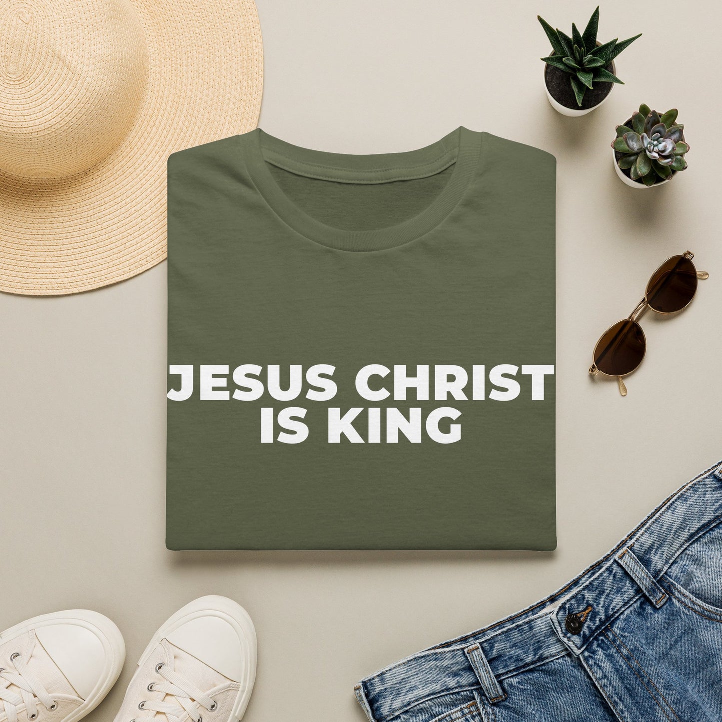 Jesus Christ Is King T-Shirt — Bold Christian Faith Tee