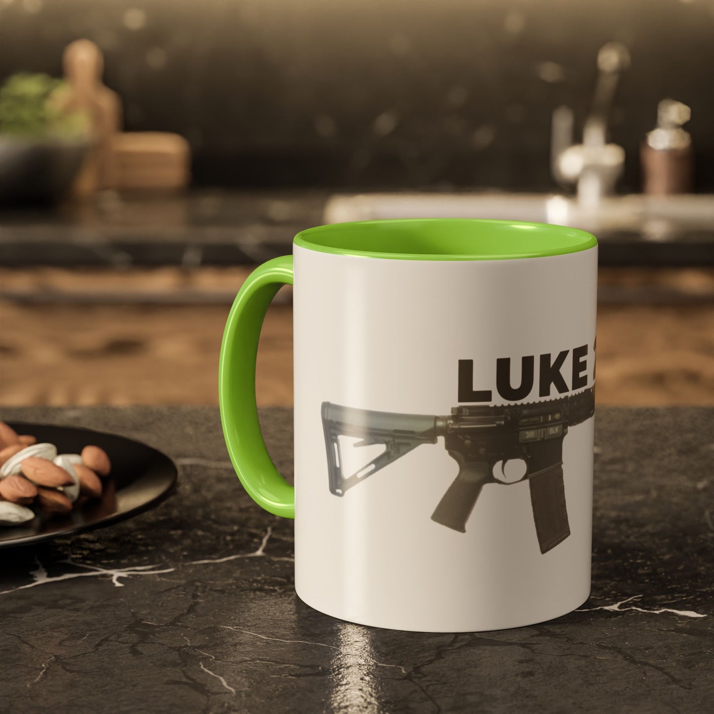 Luke 22:36 Rifle Mug – Christian Scripture Coffee Cup (11oz/15oz)