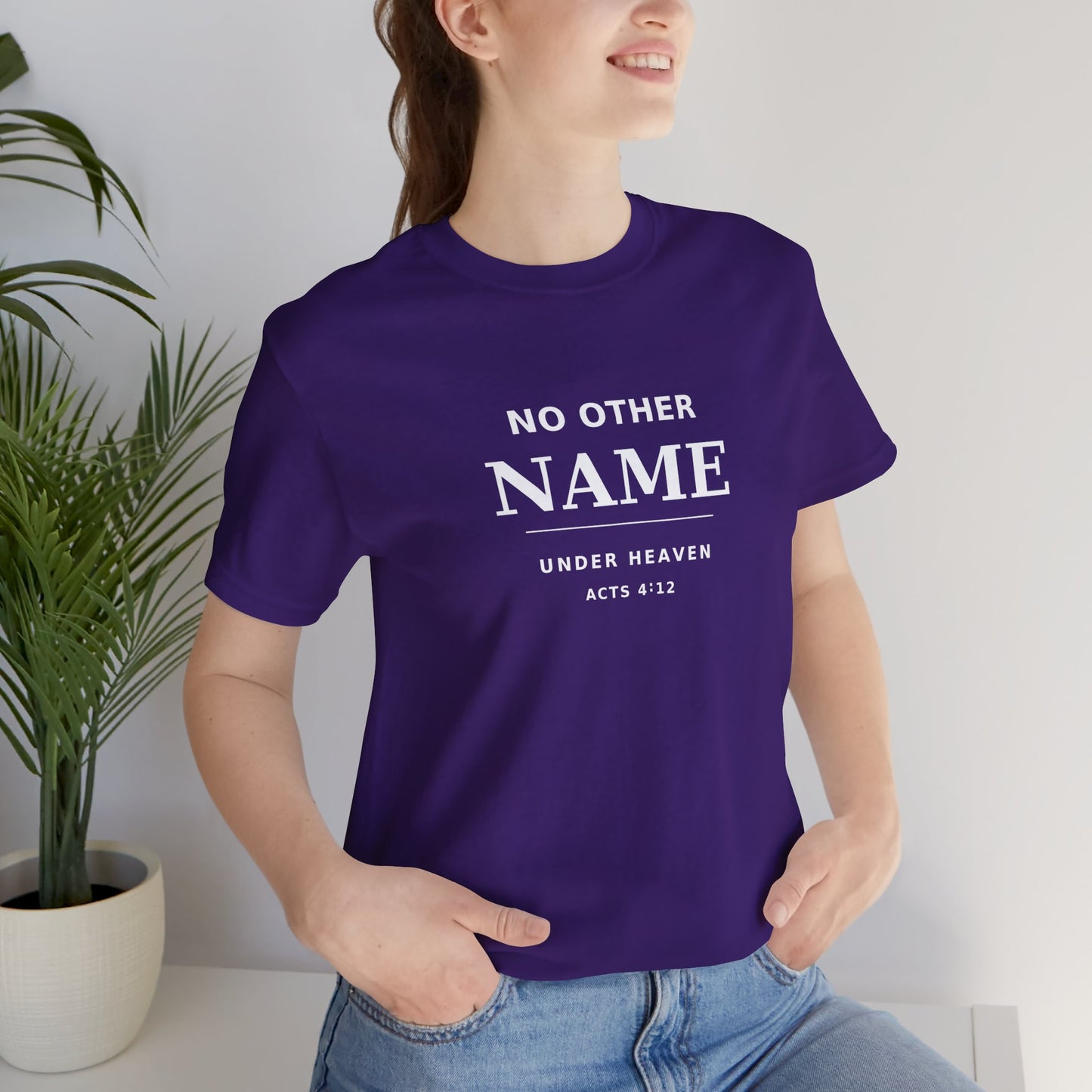 No Other Name Under Heaven — Christian T-Shirt (Acts 4:12)