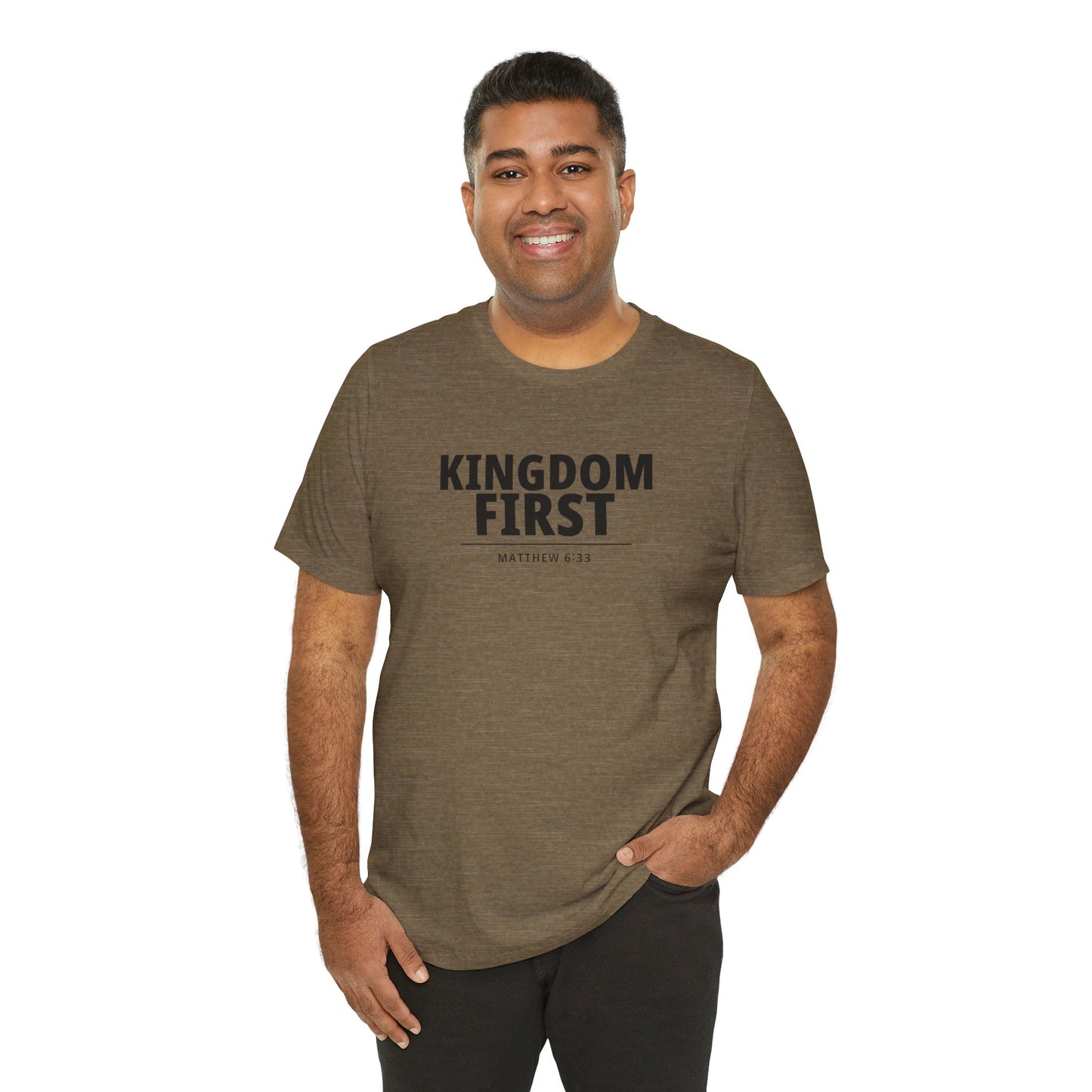 Kingdom First T‑Shirt — Matthew 6:33 Inspirational Christian Tee