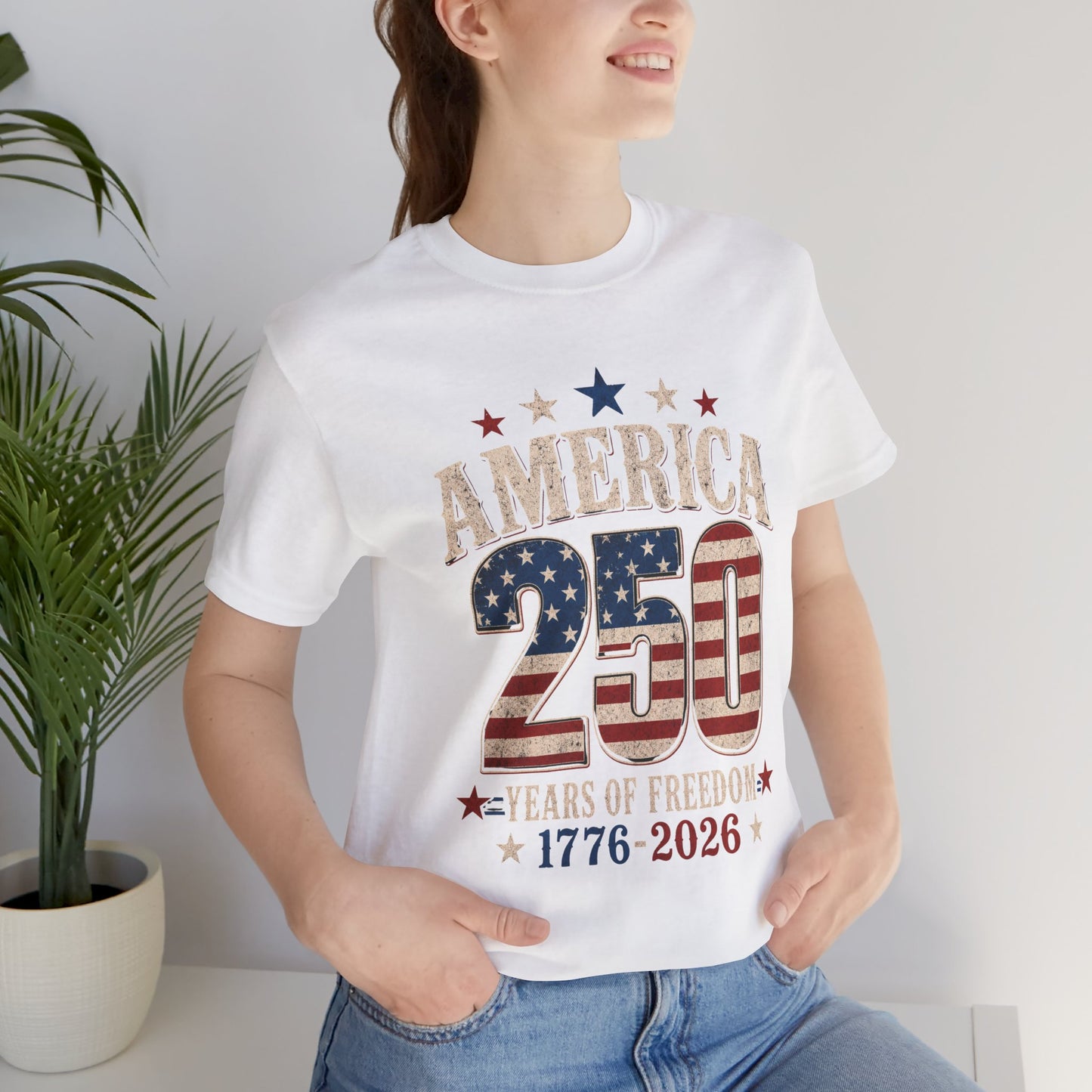 America 250 Patriotic T-Shirt - Independence Day