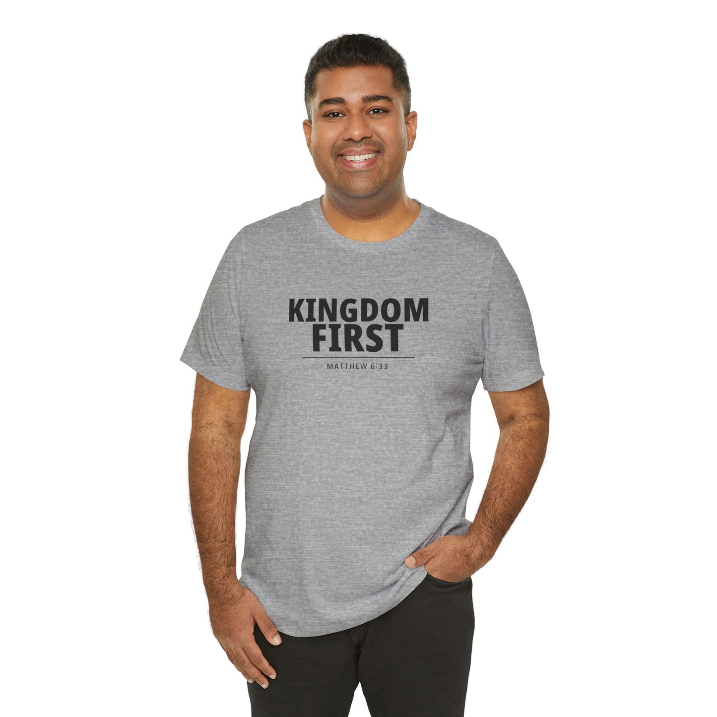 Kingdom First T‑Shirt — Matthew 6:33 Inspirational Christian Tee