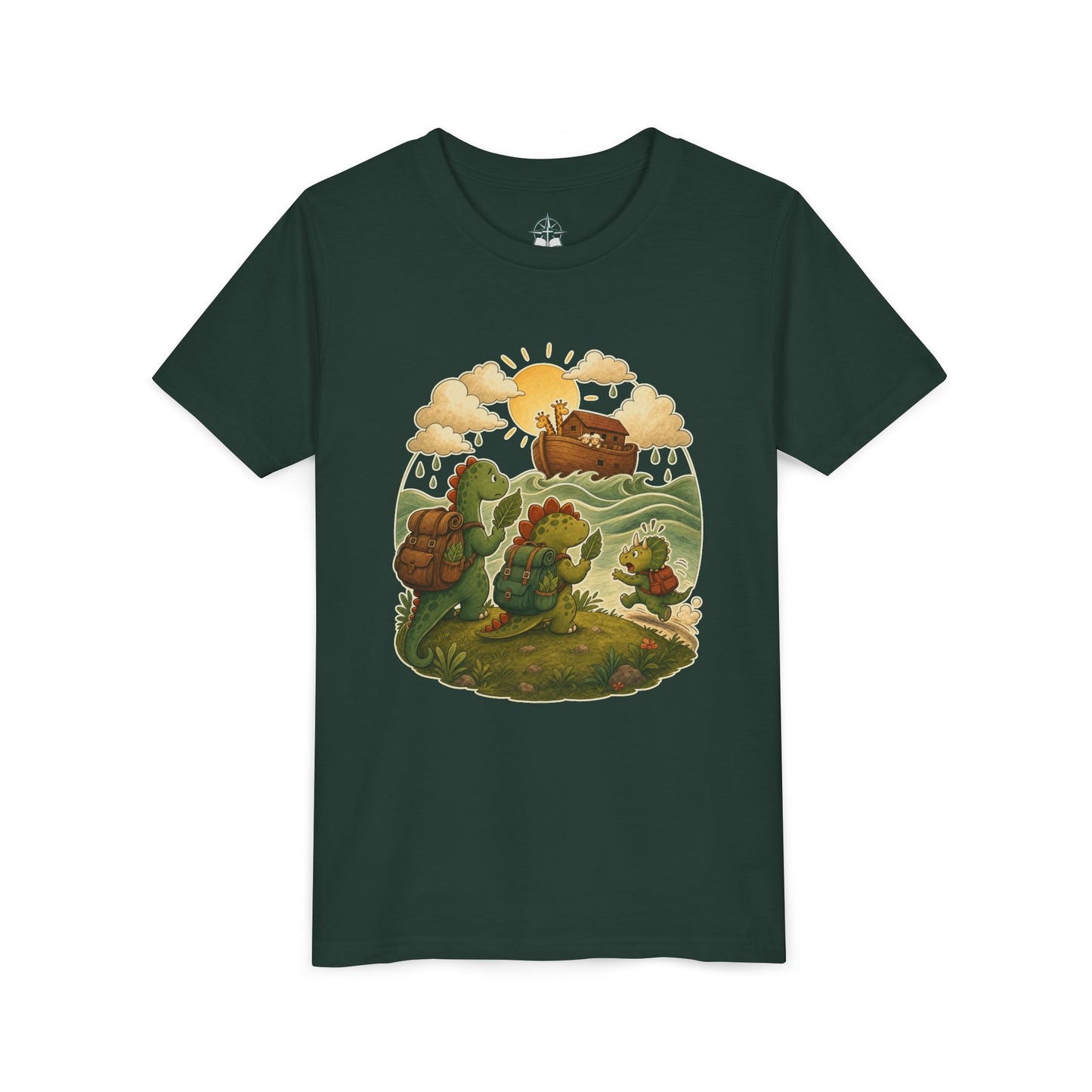 Kids Dinosaur Noah's Ark T-Shirt