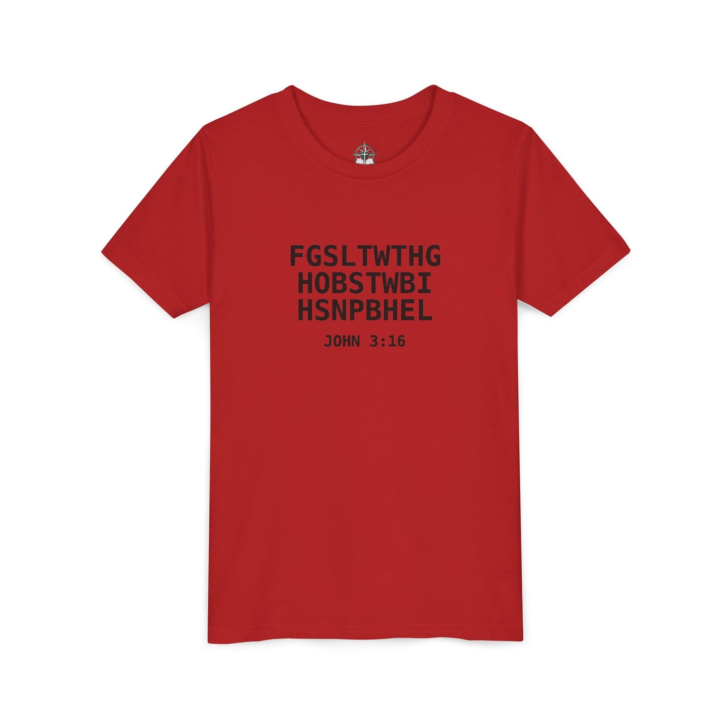 Youth Tee — "John 3:16" Christian T-Shirt