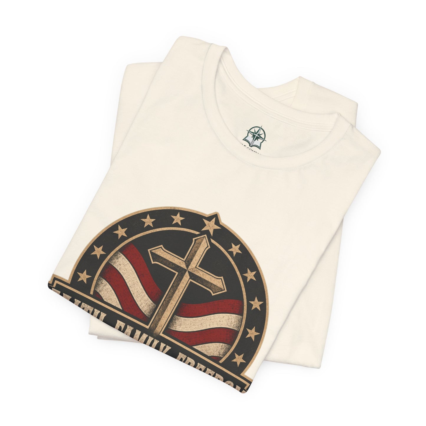 Faith Family Freedom - Patriotic Christian T-Shirt