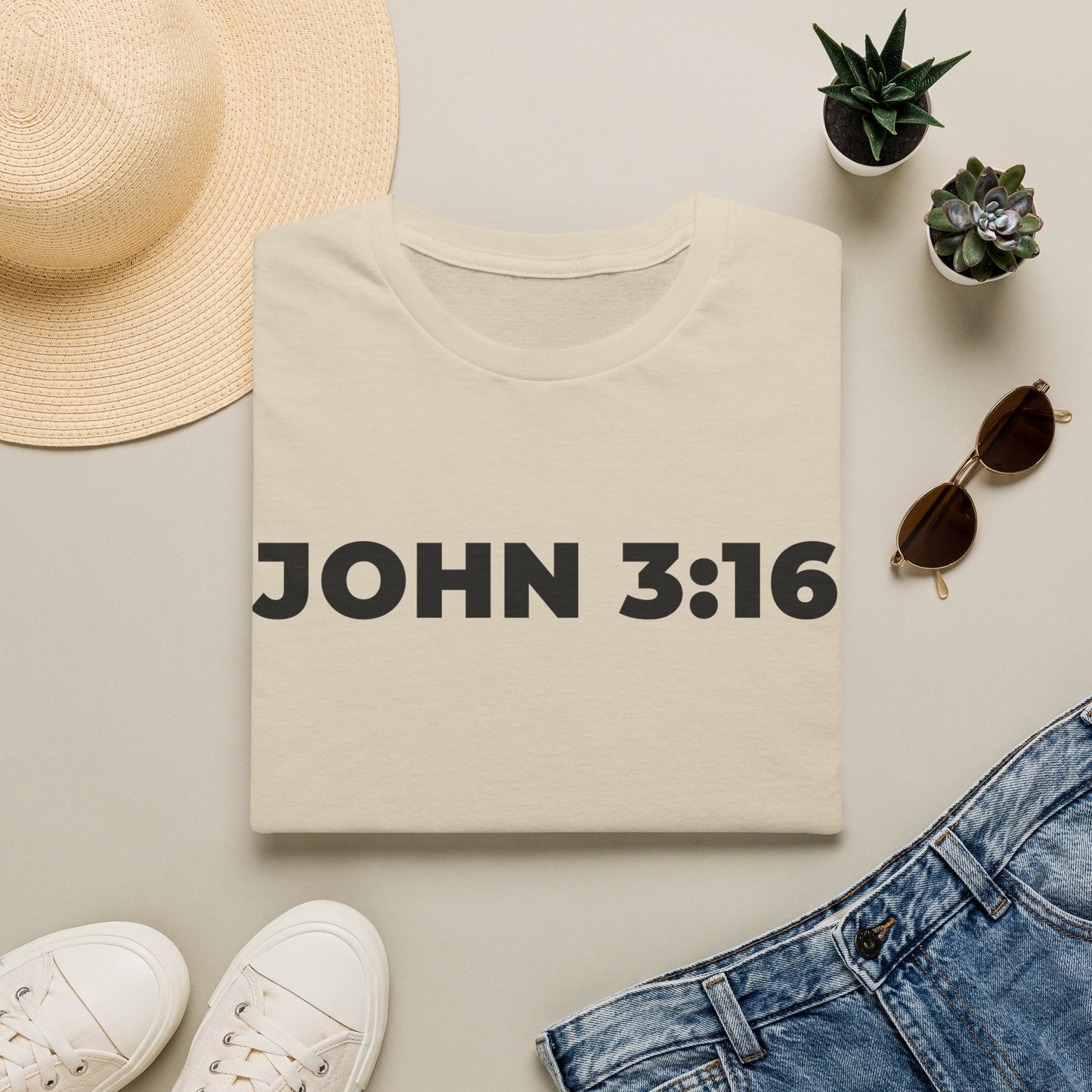 JOHN 3:16 Inspirational Christian T-Shirt