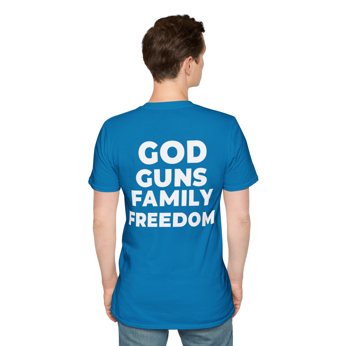 GOD BLESS AMERICA | GOD, GUNS, FAMILY, FREEDOM T-SHIRT