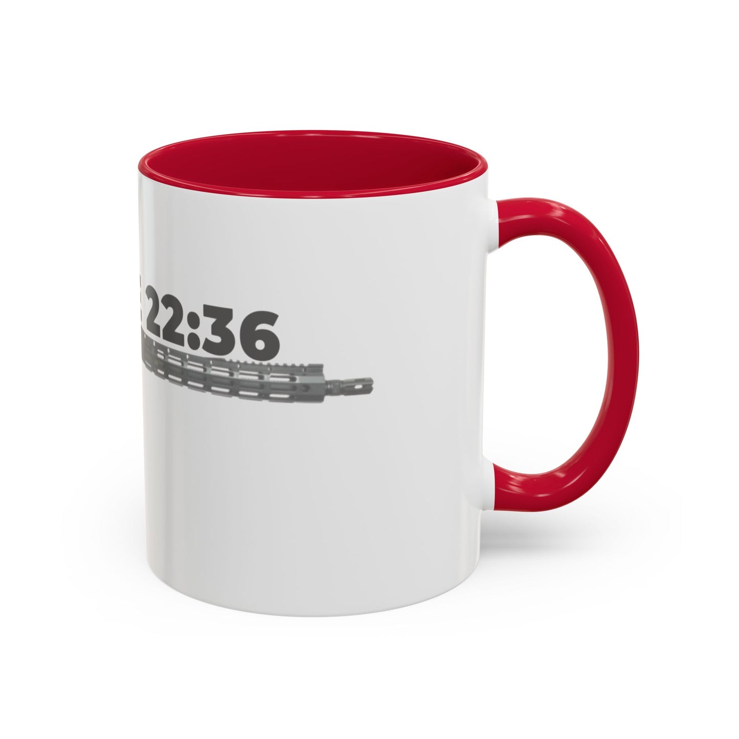 Luke 22:36 Rifle Mug – Christian Scripture Coffee Cup (11oz/15oz)