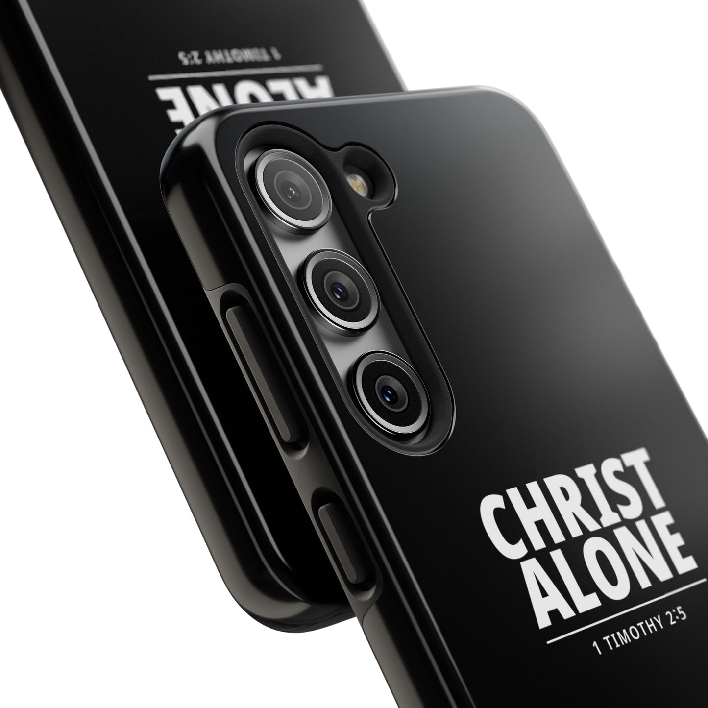 Tough Phone Case — “Christ Alone” Scripture iPhone Case (1 Timothy 2:5)