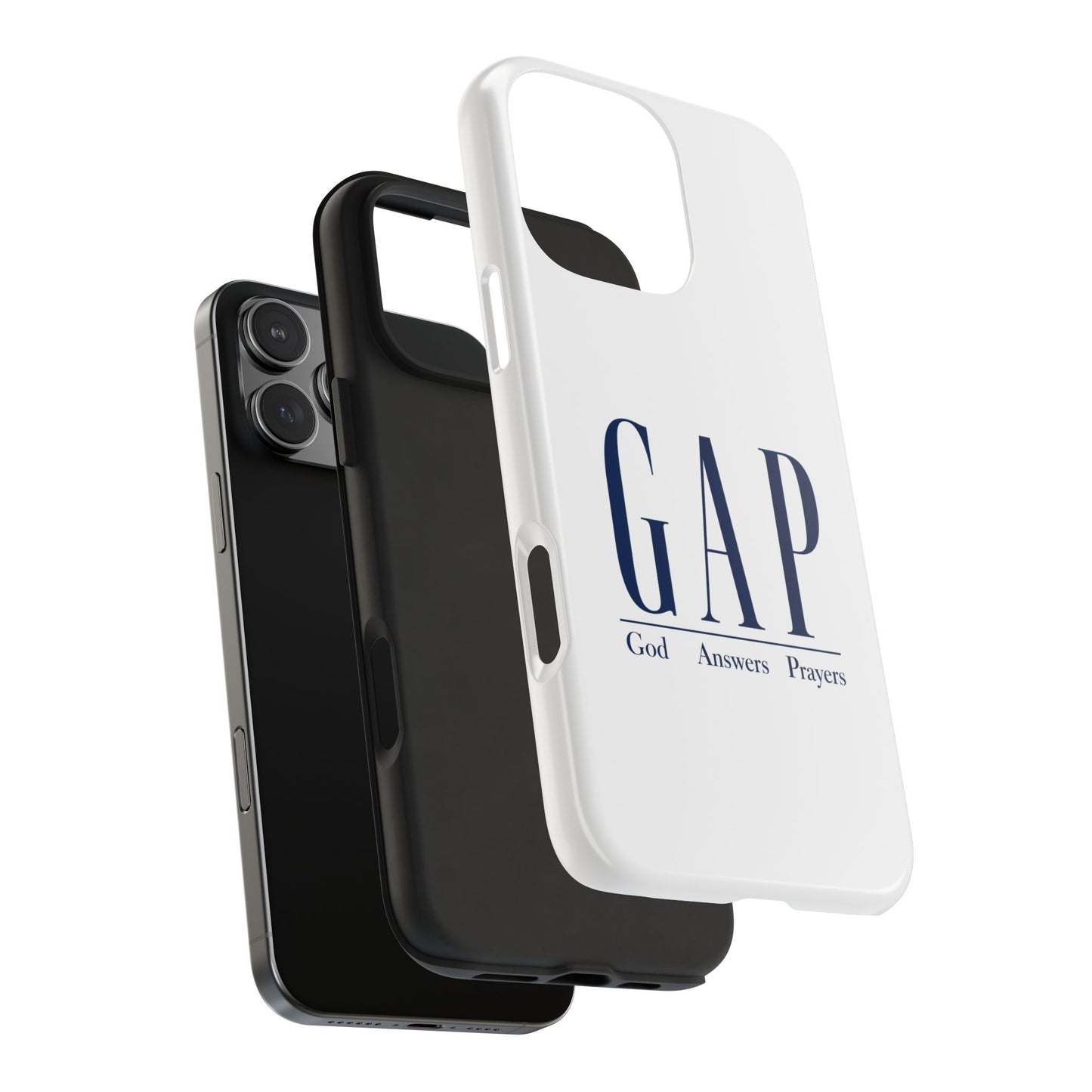 GAP (God Answers Prayers) Christian Protective Phone Cover - Tough Phone Case