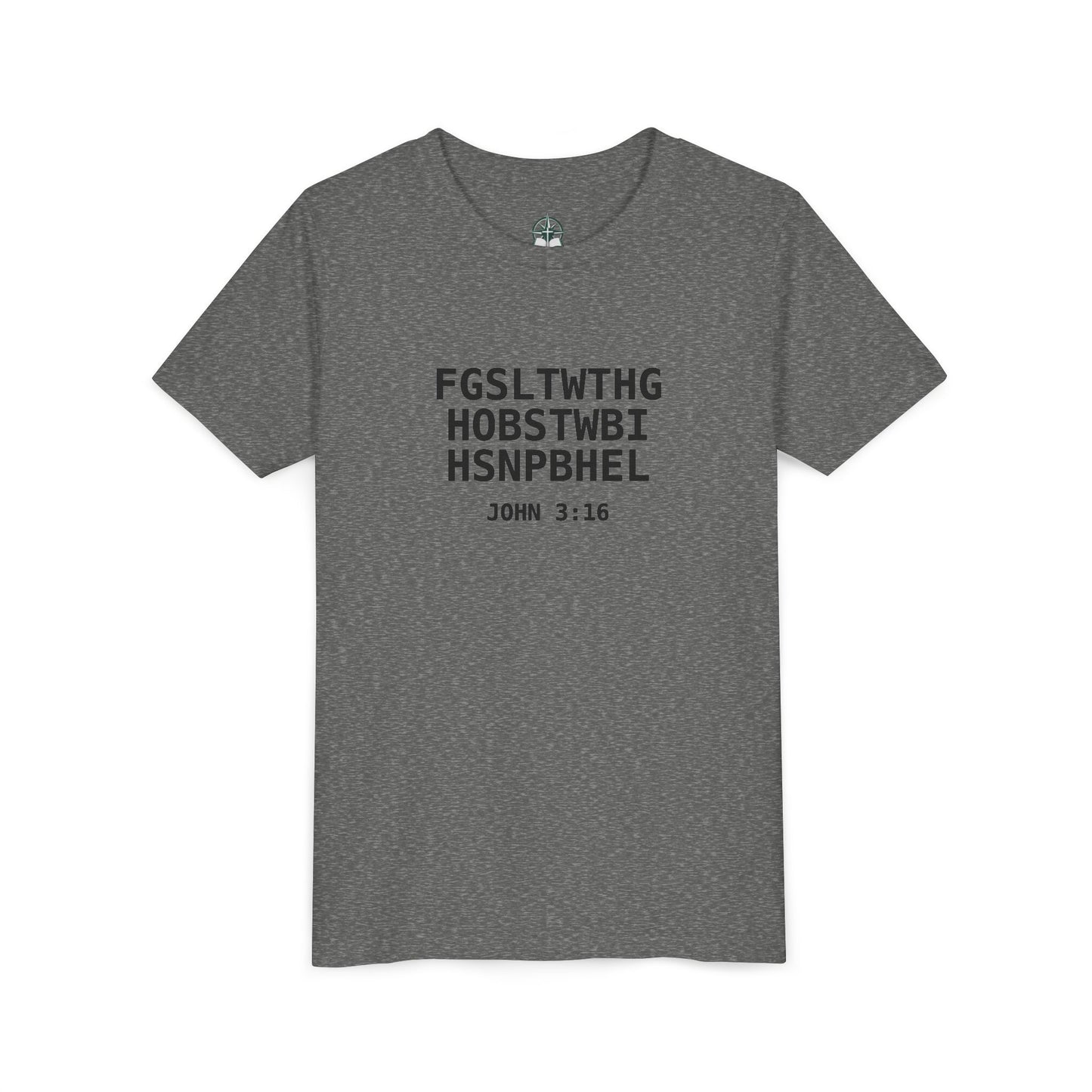Youth Tee — "John 3:16" Christian T-Shirt