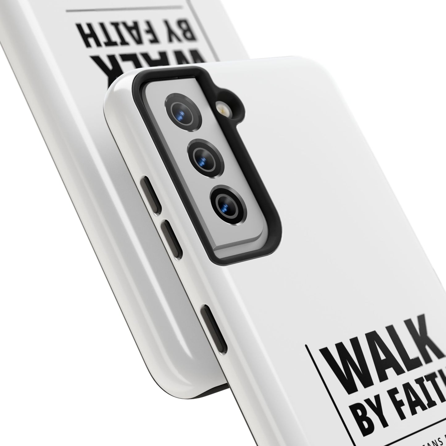 Walk by Faith Tough Phone Case — 2 Corinthians 5:7 Christian Phone Cover
