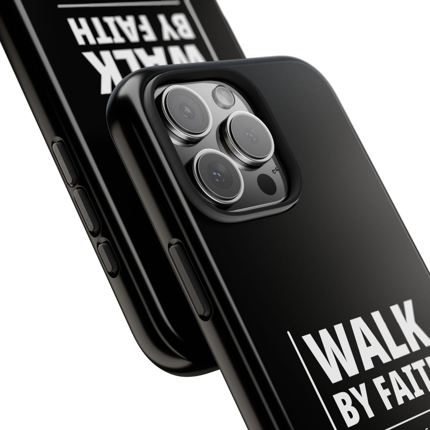 Walk by Faith Tough Phone Case — 2 Corinthians 5:7 Christian Phone Cover
