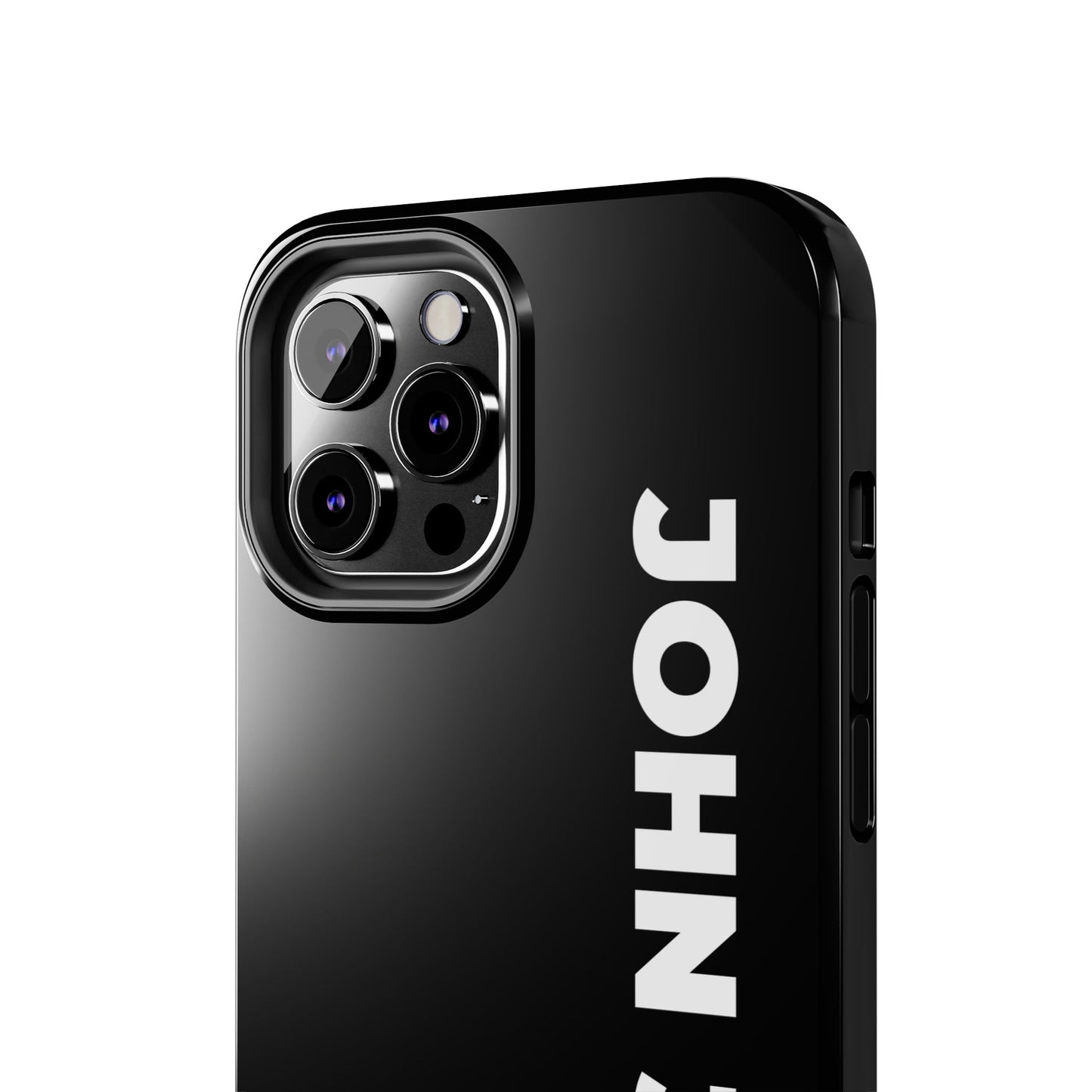 John 3:16 Tough Phone Case — Black Christian Scripture Phone Cover