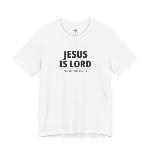 "Jesus Is Lord" -Philippians 2:10-11 | Christian T-Shirt - Bible Compass