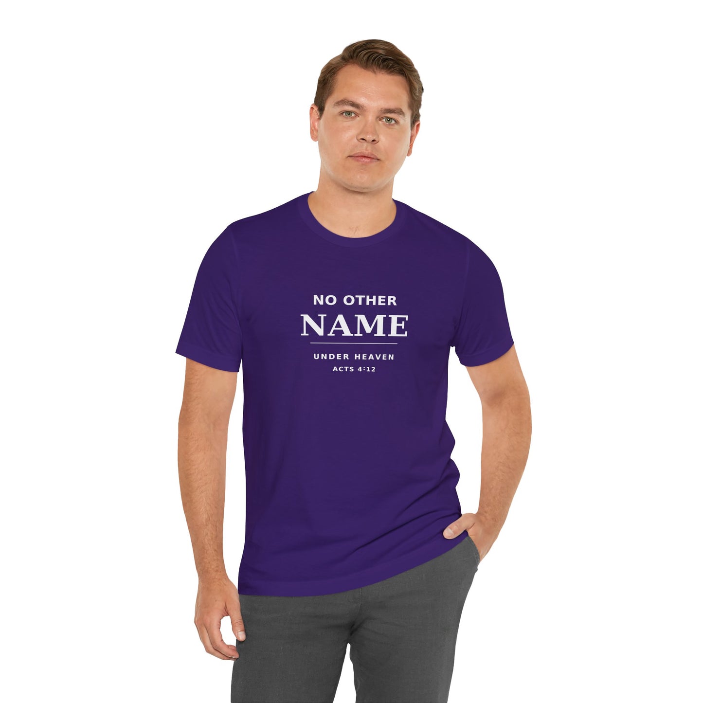 No Other Name Under Heaven — Christian T-Shirt (Acts 4:12)