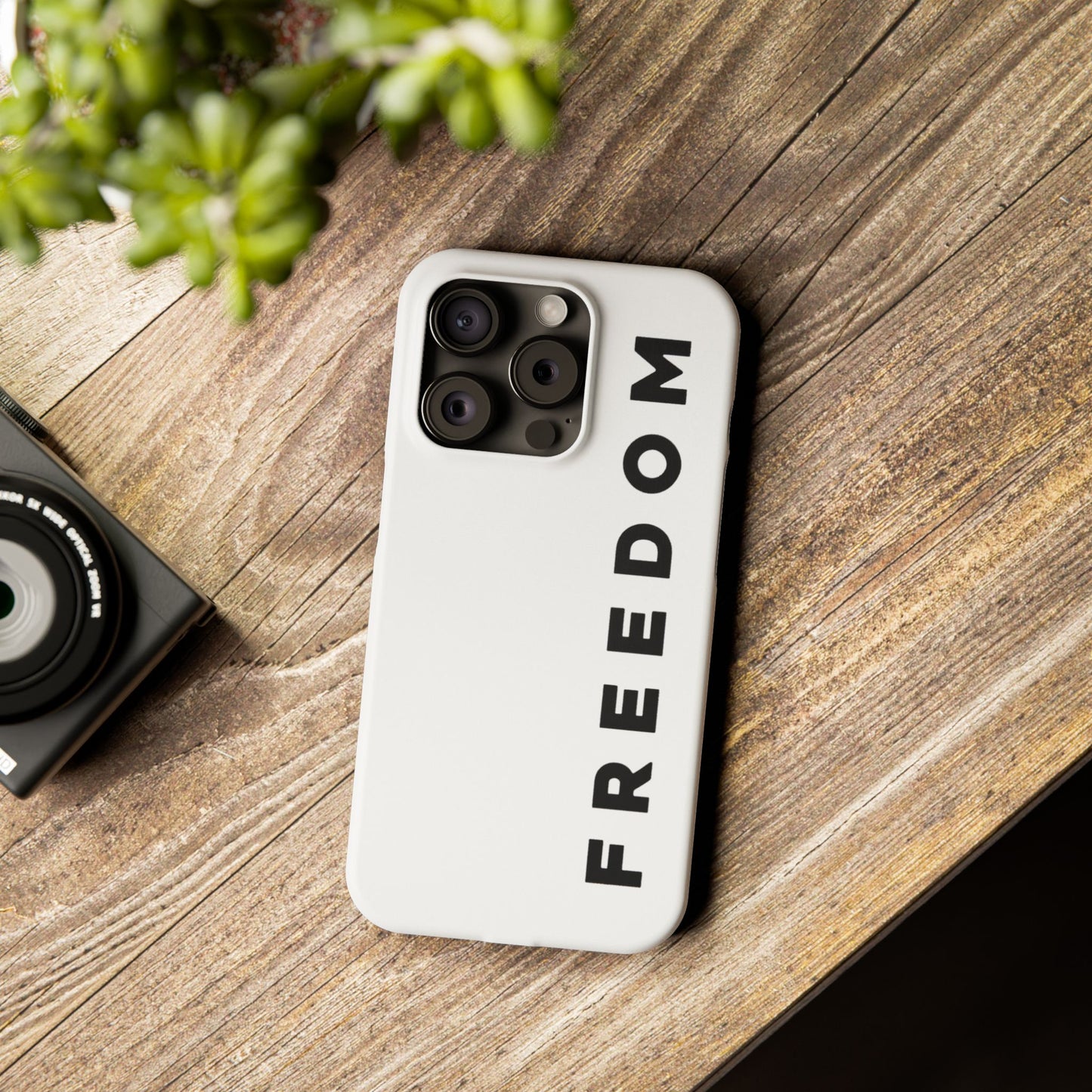 FREEDOM Slim Phone Case | Honoring Charlie Kirk