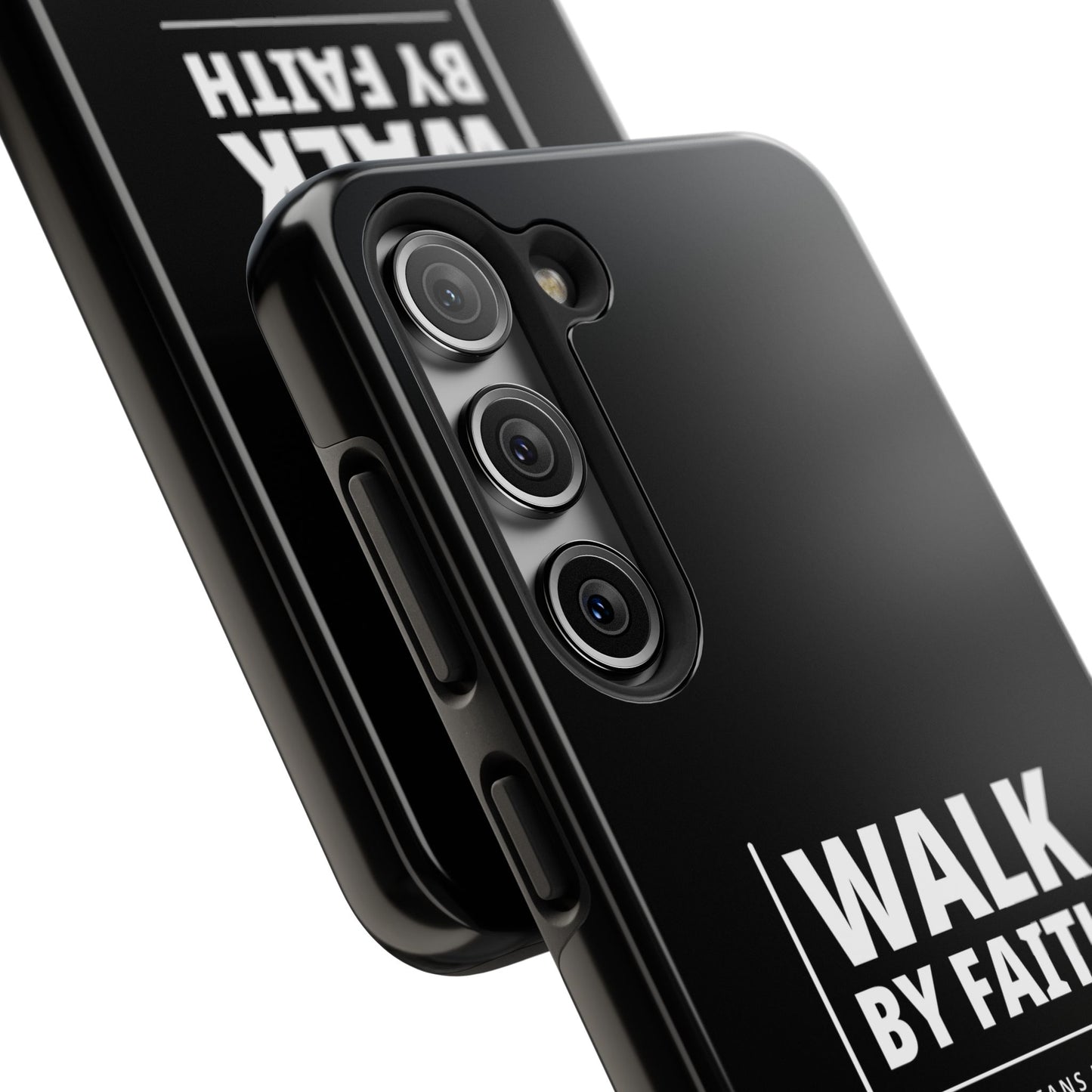 Walk by Faith Tough Phone Case — 2 Corinthians 5:7 Christian Phone Cover