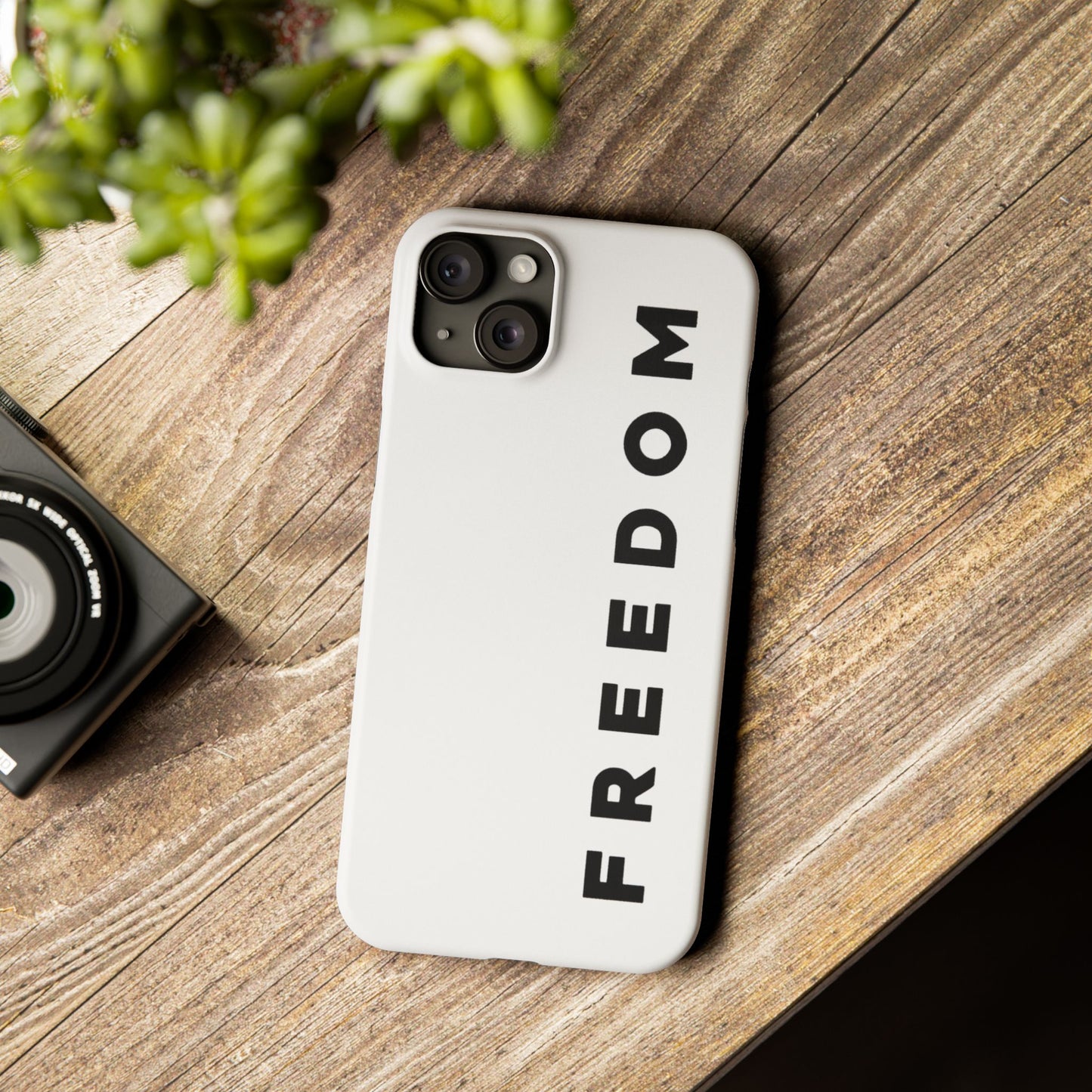 FREEDOM Slim Phone Case | Honoring Charlie Kirk