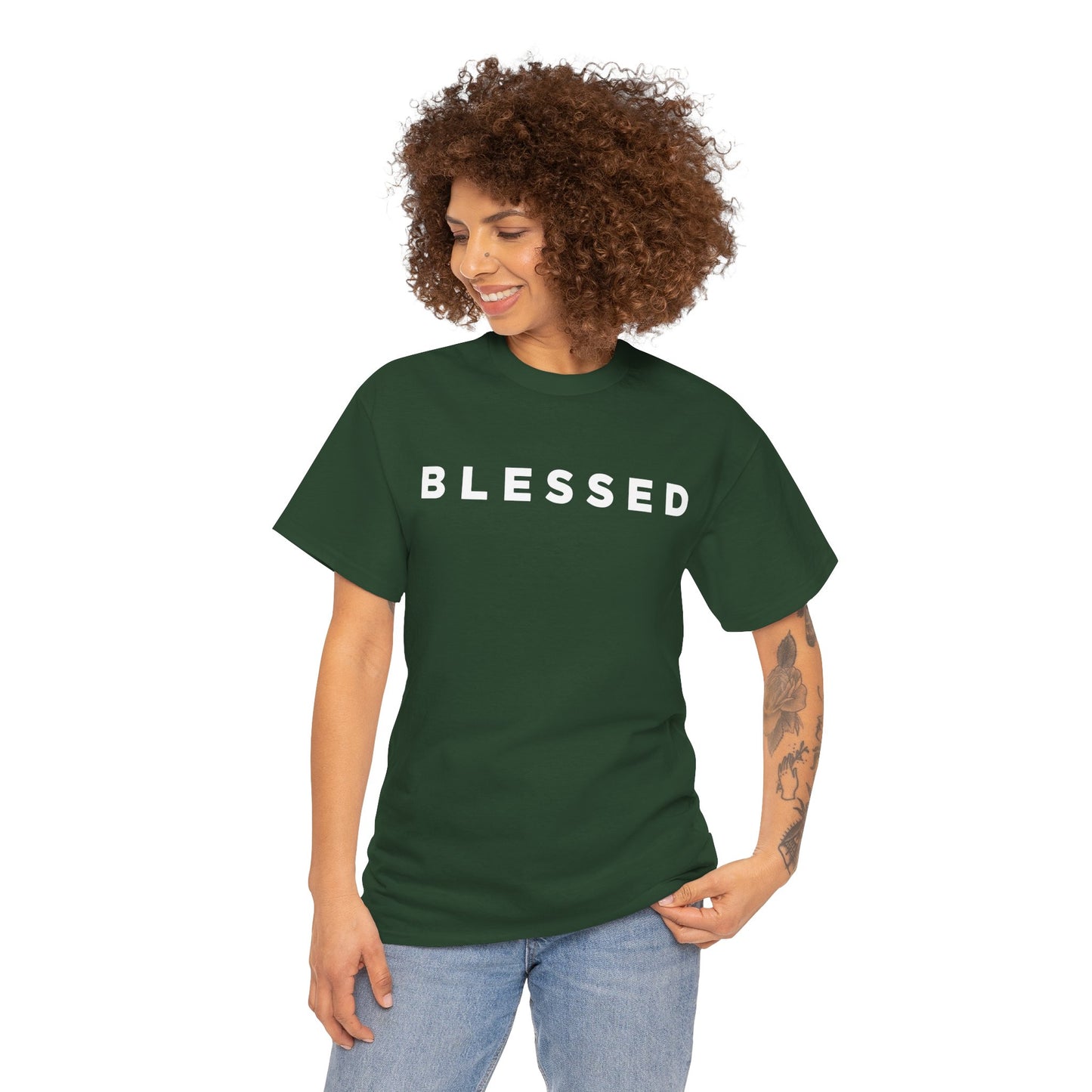 Blessed Christian T-Shirt | Faith Scripture Tee, Religious Apparel