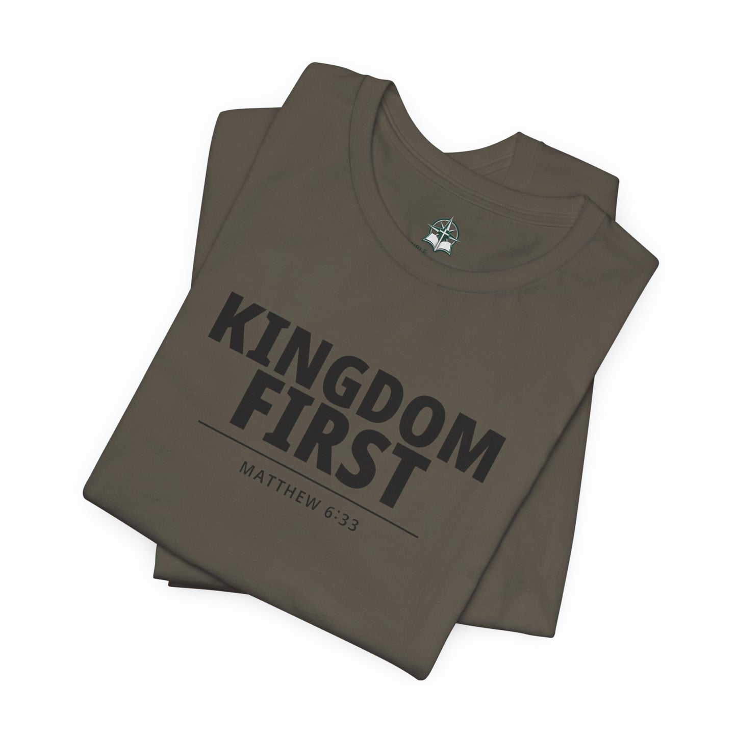 Kingdom First T‑Shirt — Matthew 6:33 Inspirational Christian Tee