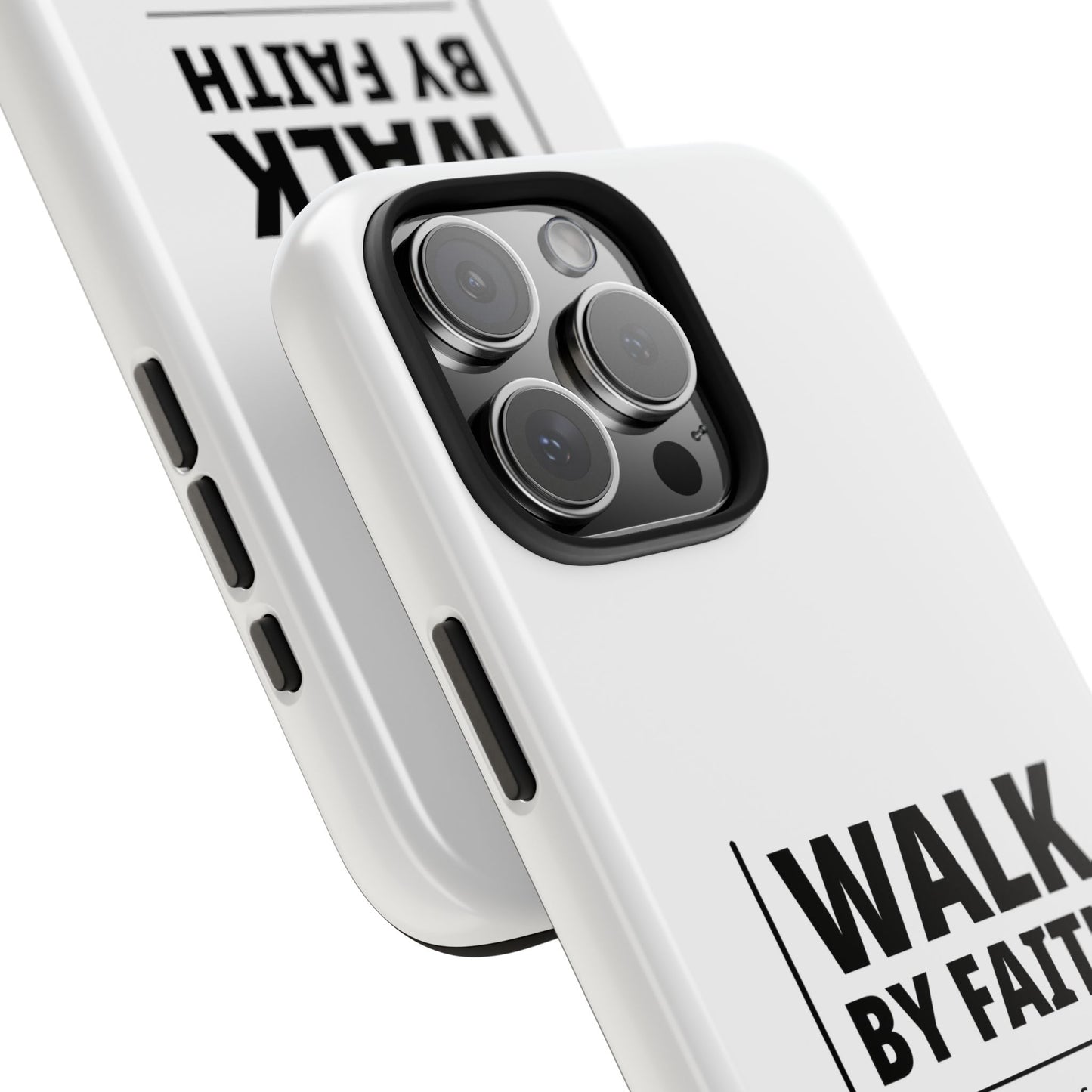Walk by Faith Tough Phone Case — 2 Corinthians 5:7 Christian Phone Cover