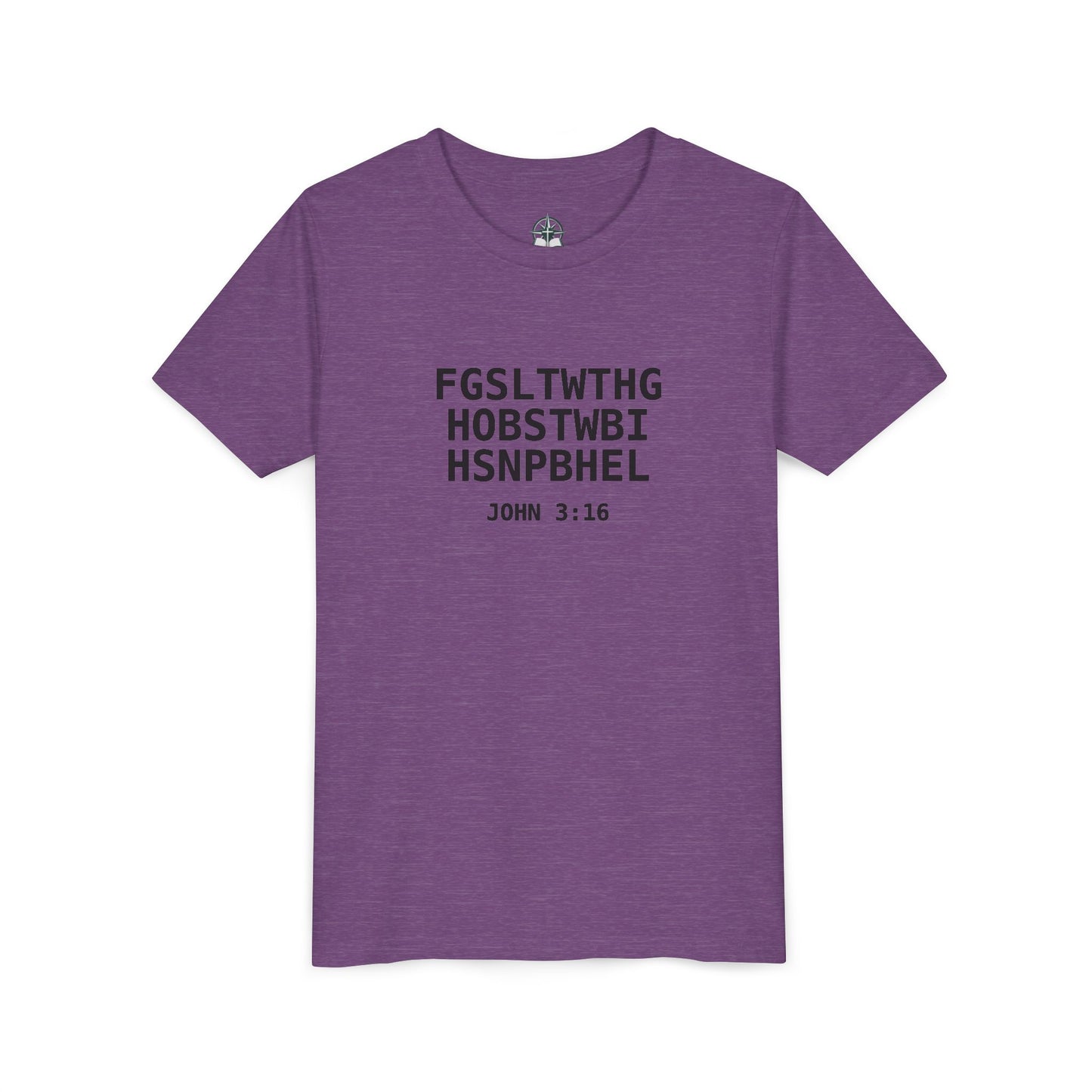 Youth Tee — "John 3:16" Christian T-Shirt