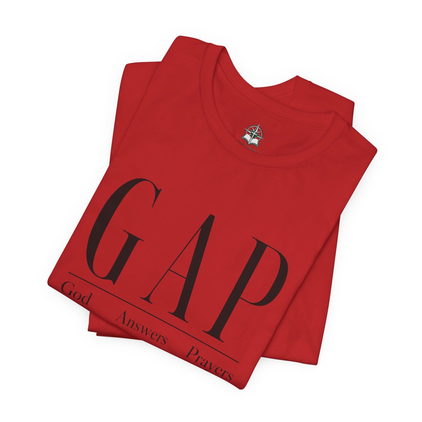 GAP "God Answers Prayers" Christian Short Sleeve Shirt