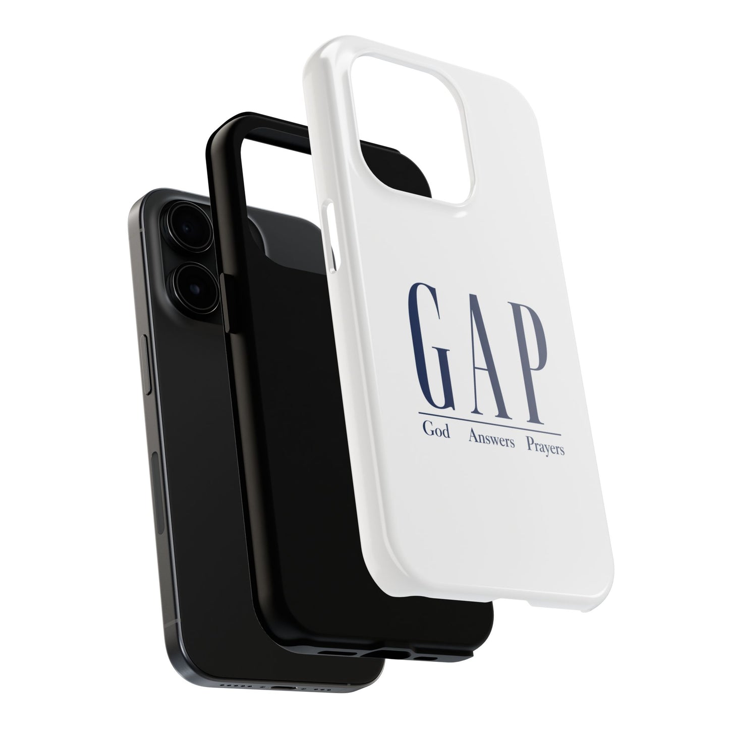 GAP (God Answers Prayers) Christian Protective Phone Cover - Tough Phone Case