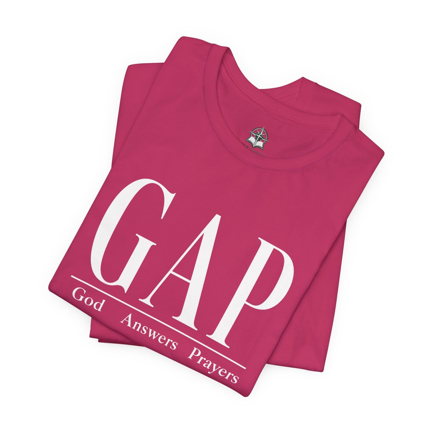 GAP "God Answers Prayers" Christian Short Sleeve Shirt