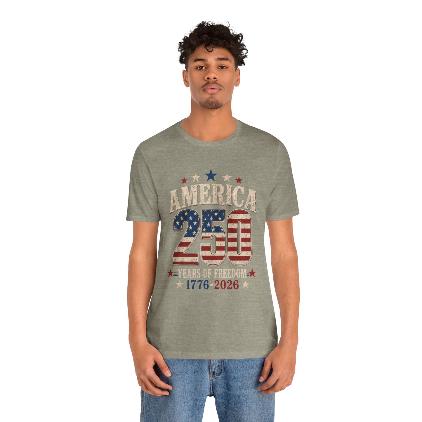 America 250 Patriotic T-Shirt - Independence Day