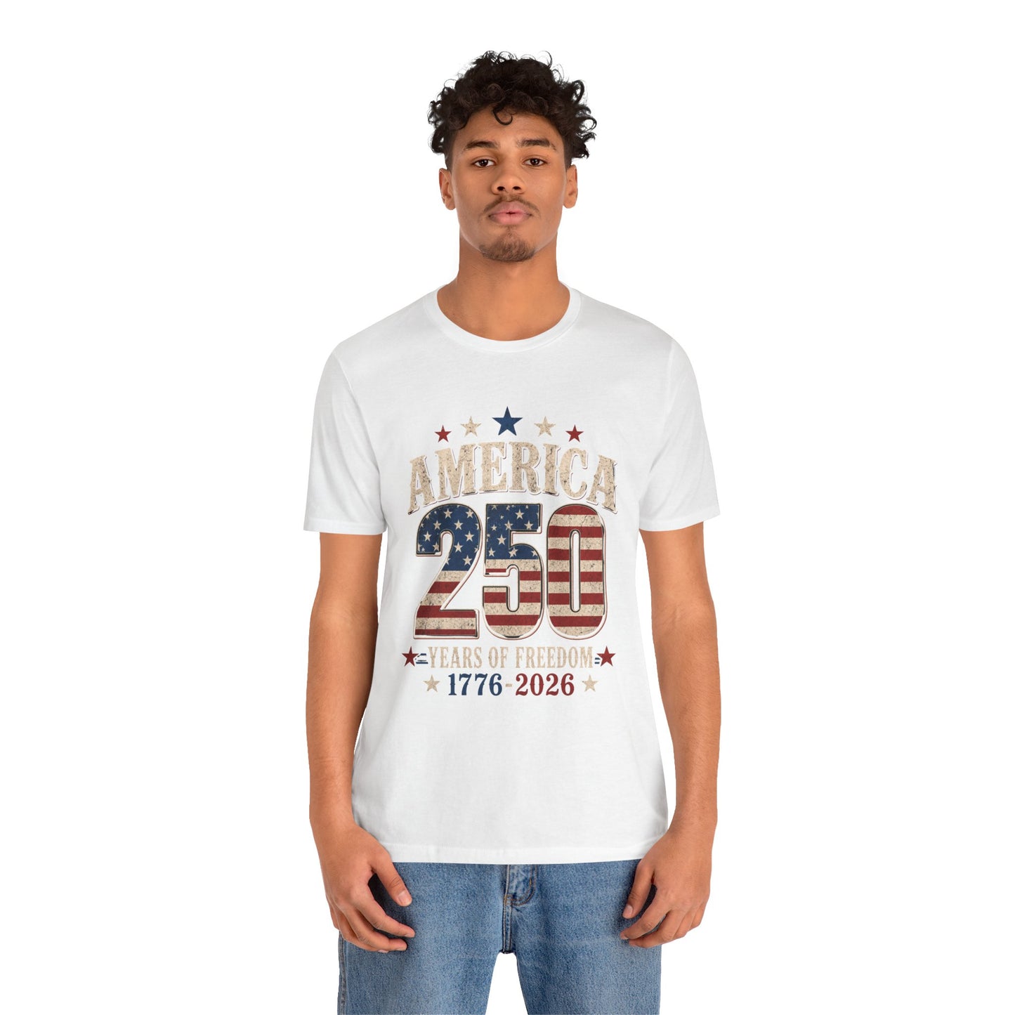 America 250 Patriotic T-Shirt - Independence Day