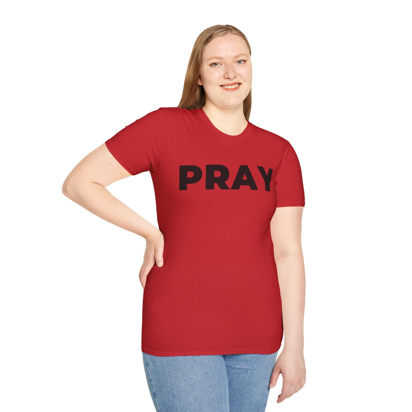 "PRAY" Christian T-Shirt - Bible Compass