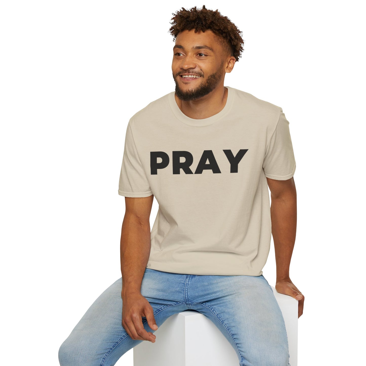 "PRAY" Christian T-Shirt - Bible Compass